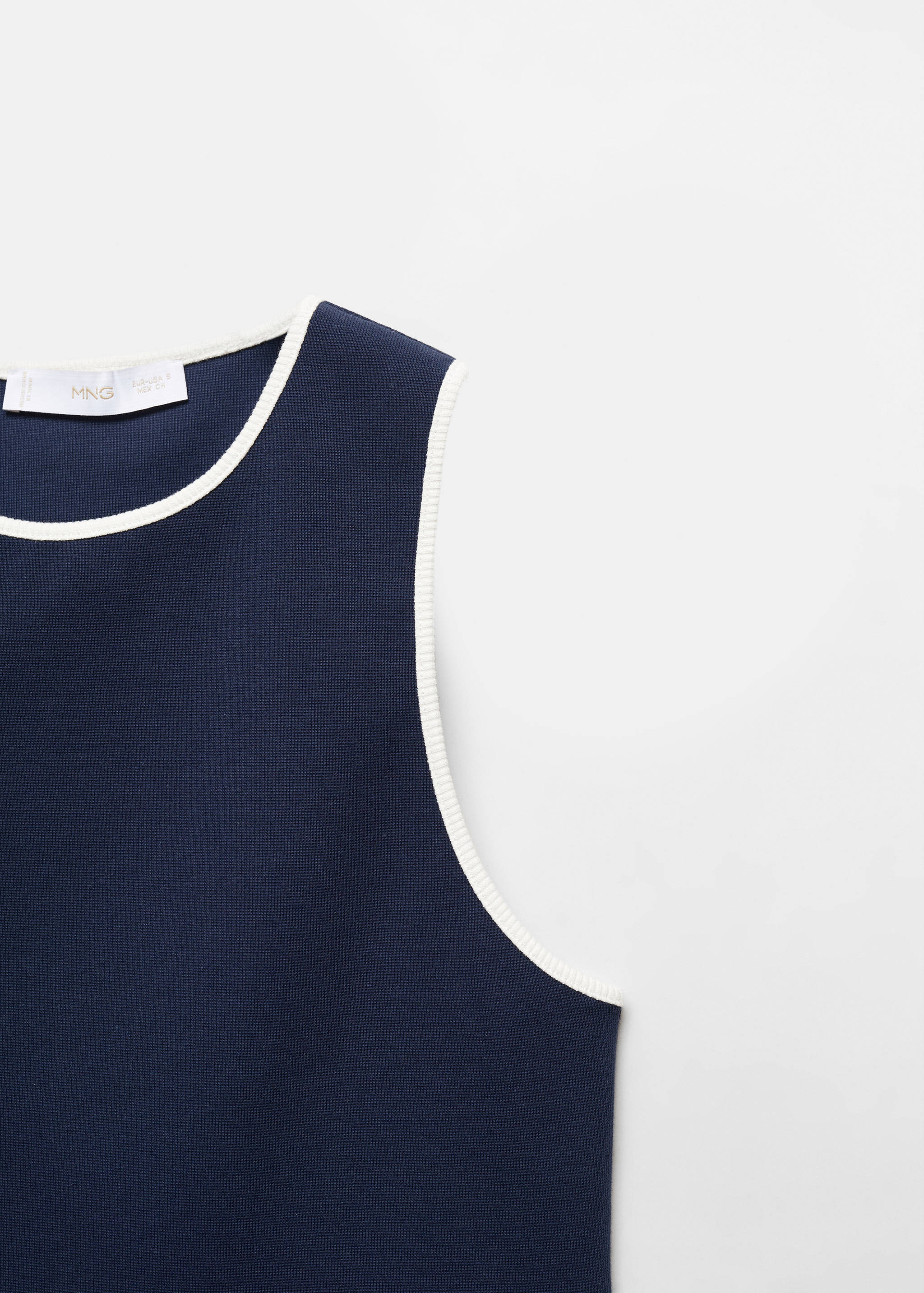 Contrast trim top - Details of the article 8