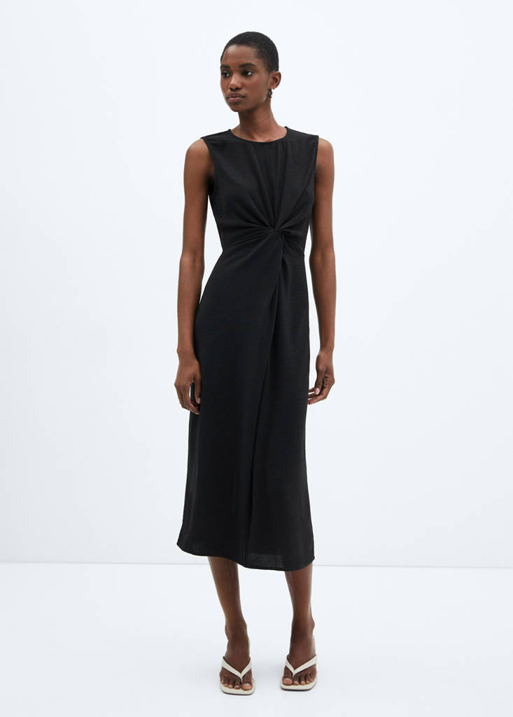 Knot detail dress thumbnail 2
