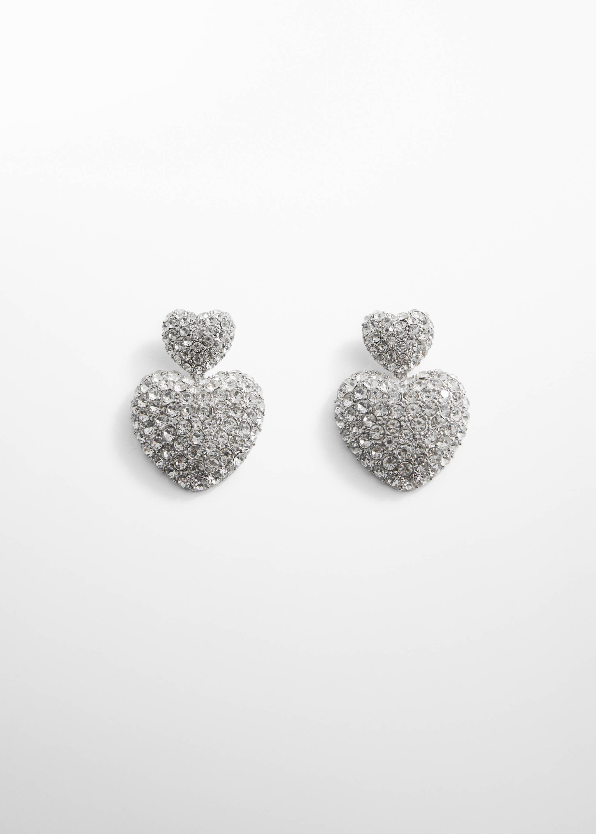 Crystal heart earrings - Article without model