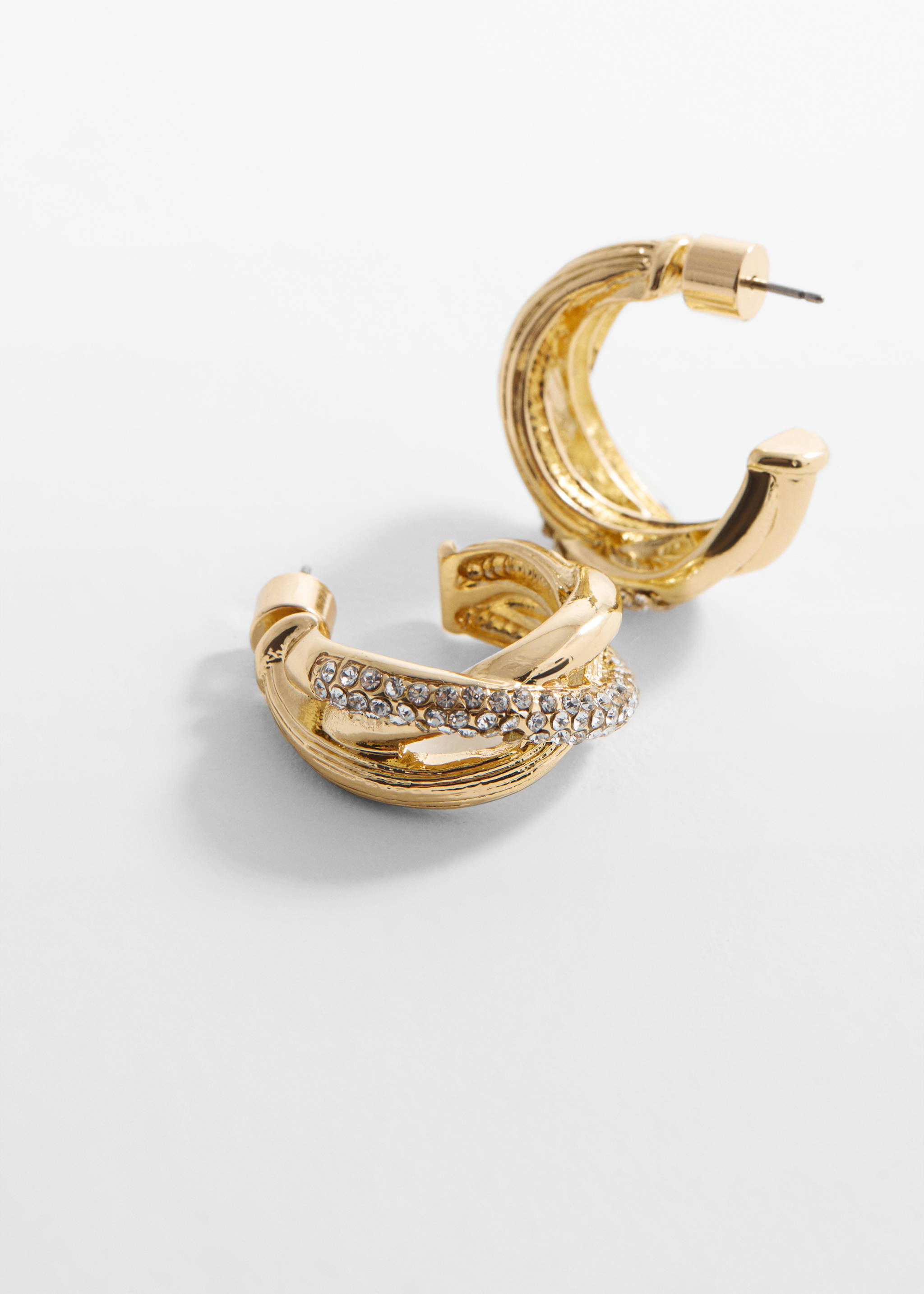 Braided earrings - Medium plane