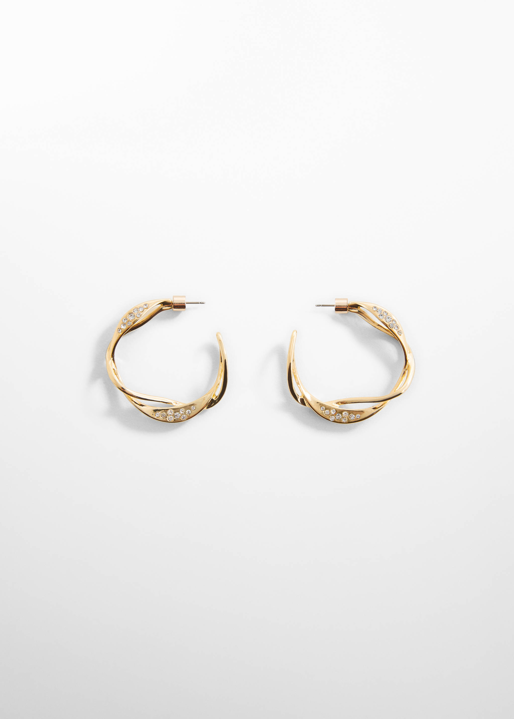 Hoops crystal earrings - Article without model