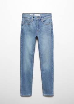 Skinny push-up jeans — Medium Blue 10