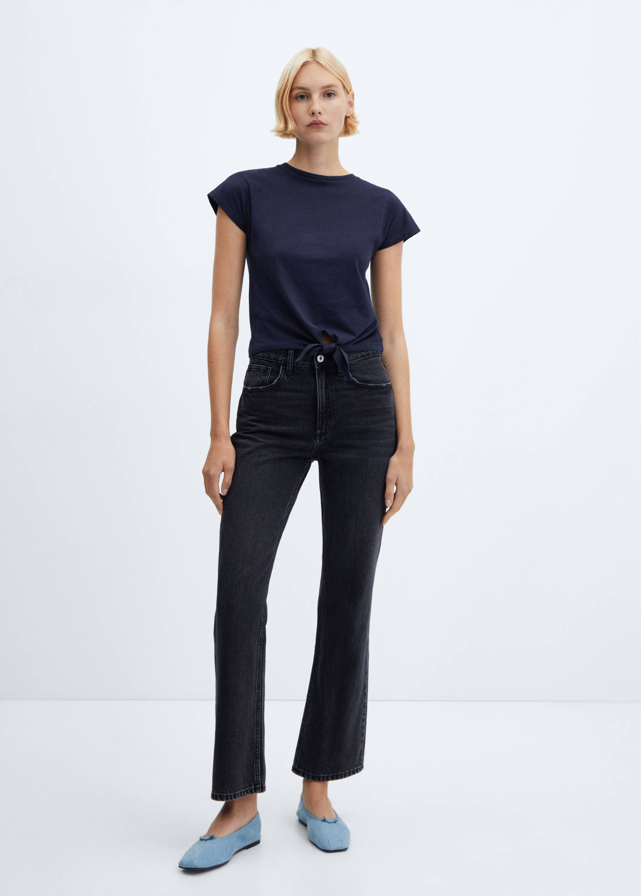 Camiseta algodón nudo - Plano general