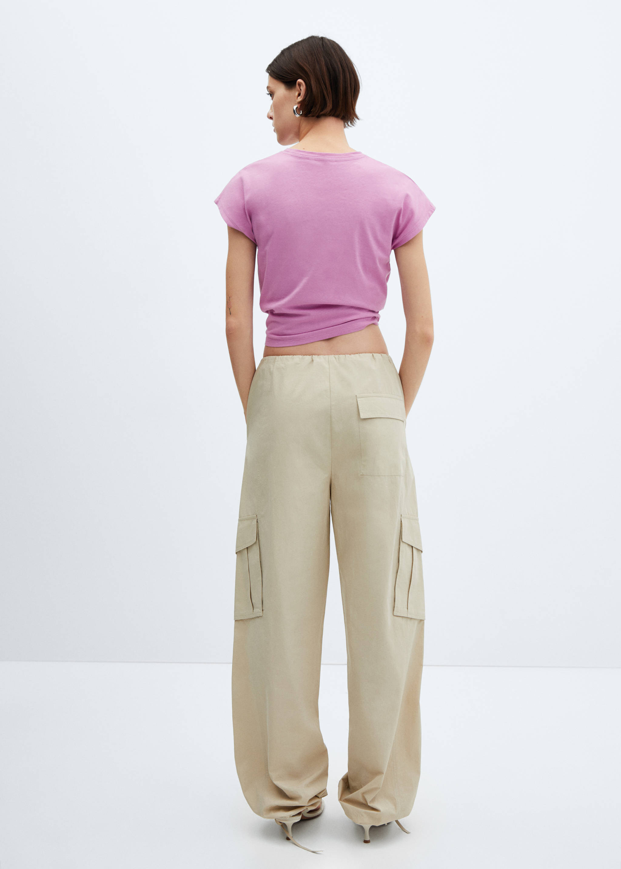 Camiseta algodón nudo - Reverso del artículo