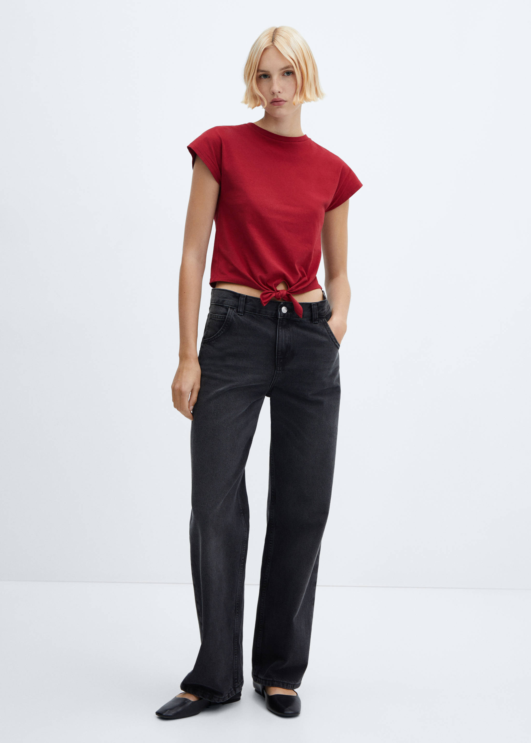 Camiseta algodón nudo - Plano general