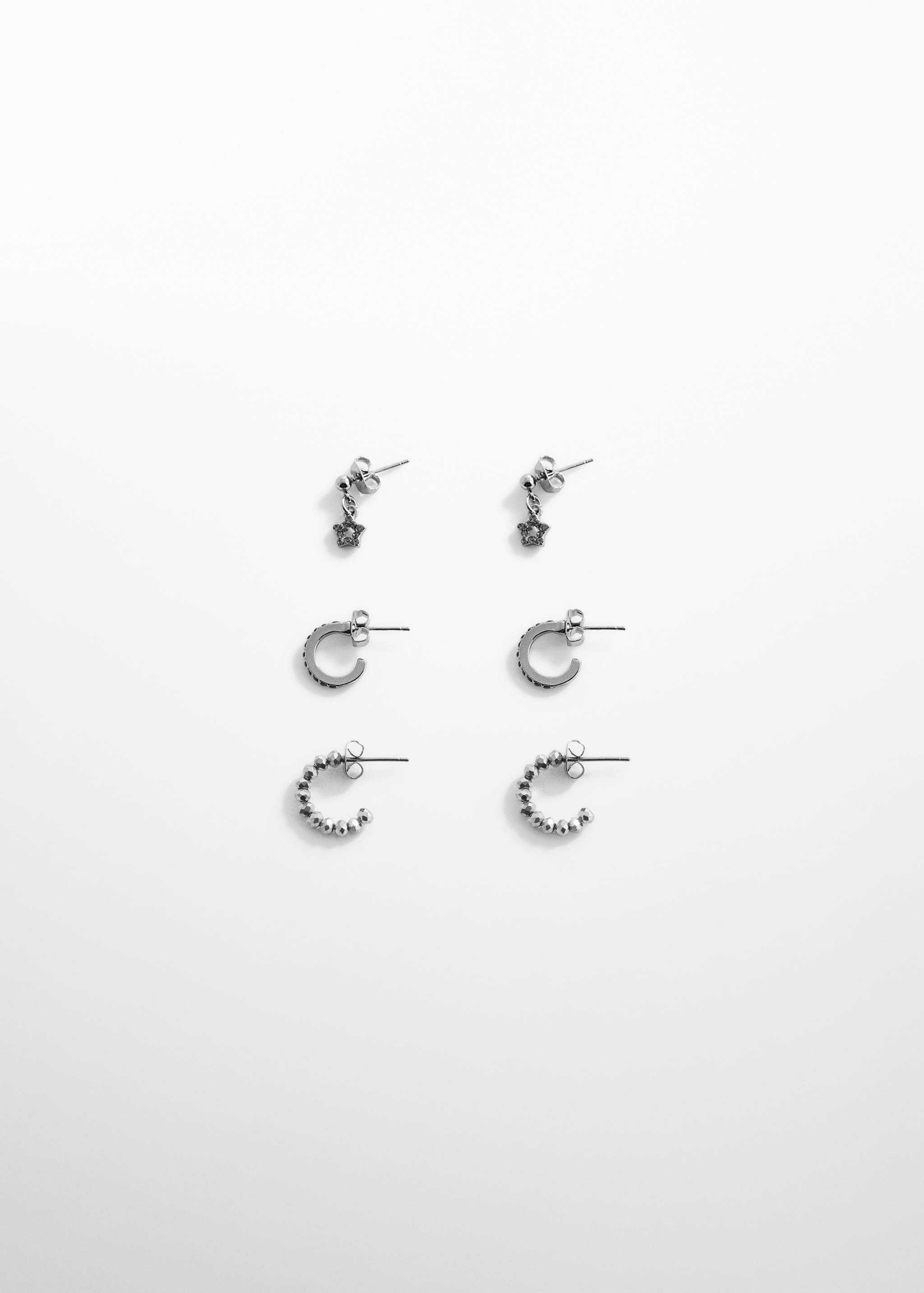 Pack of 3 earrings - Article without model