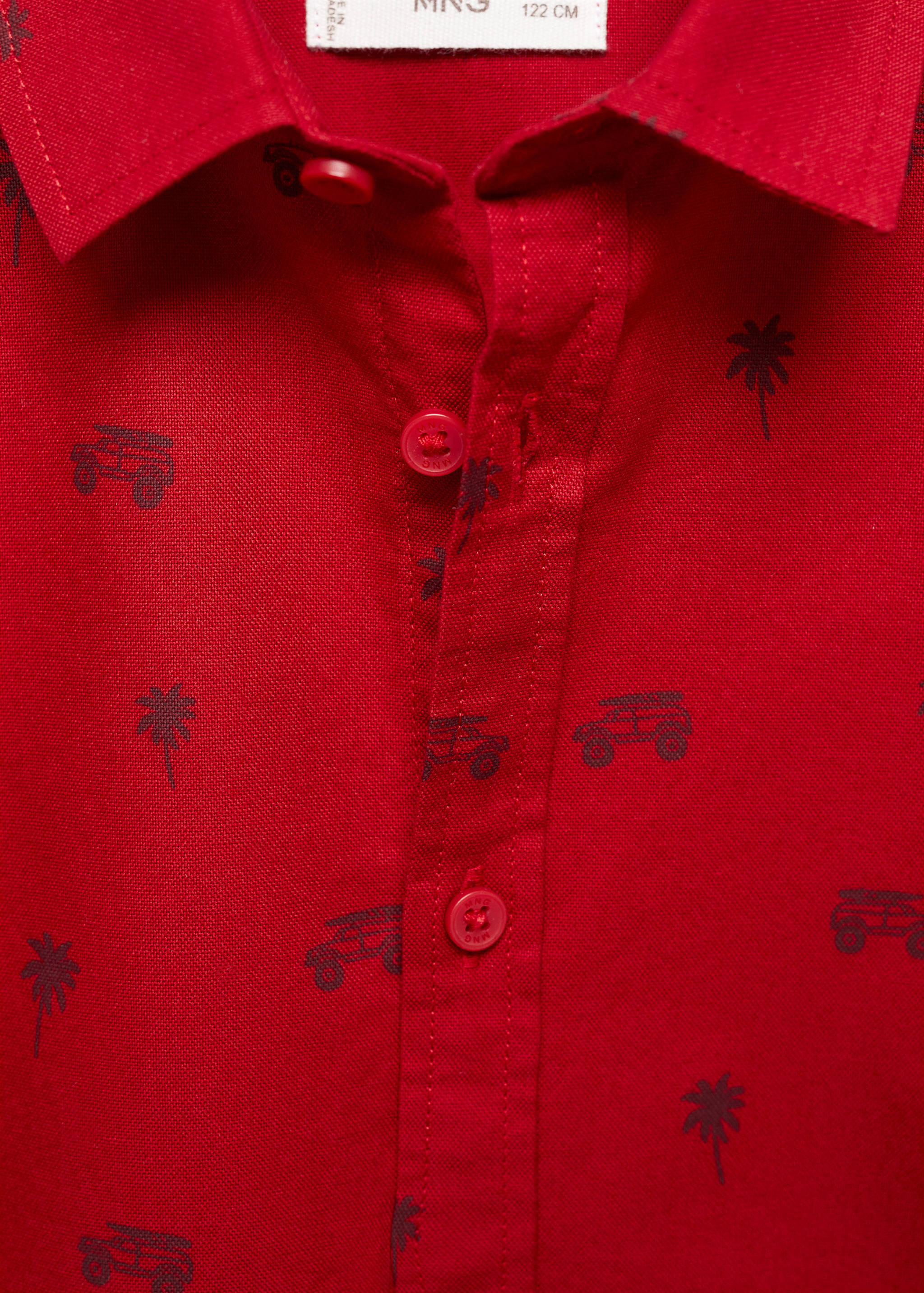 Printed cotton shirt - Details of the article 8