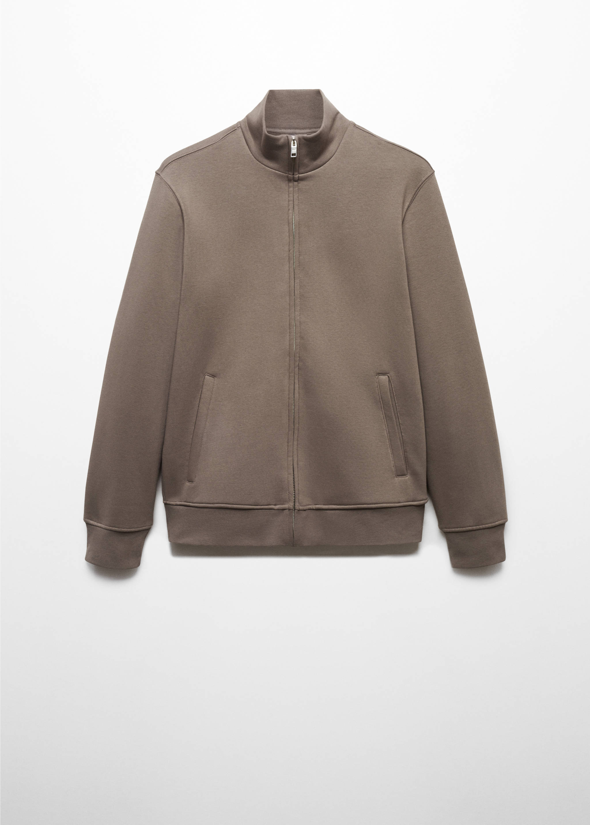 Zipper cotton sweater - Article without model