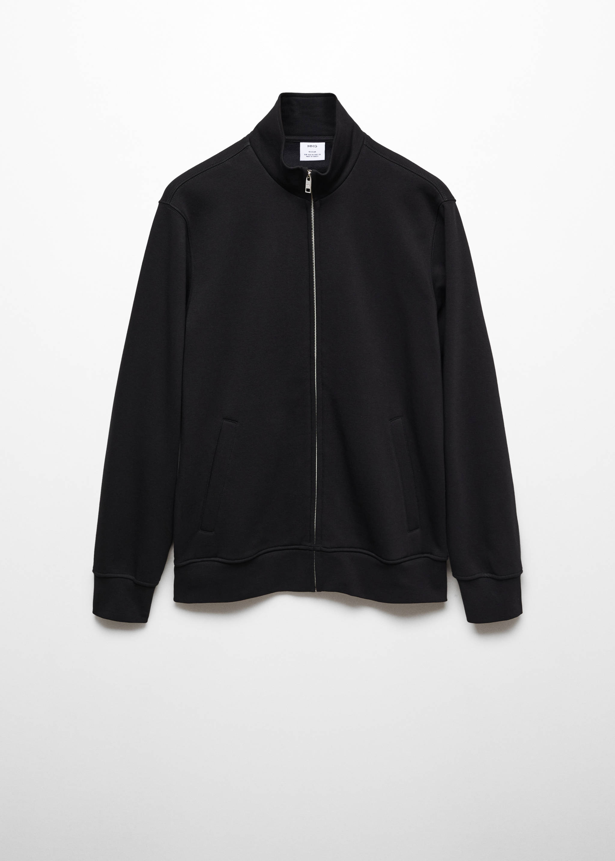 Zipper cotton sweater - Article without model