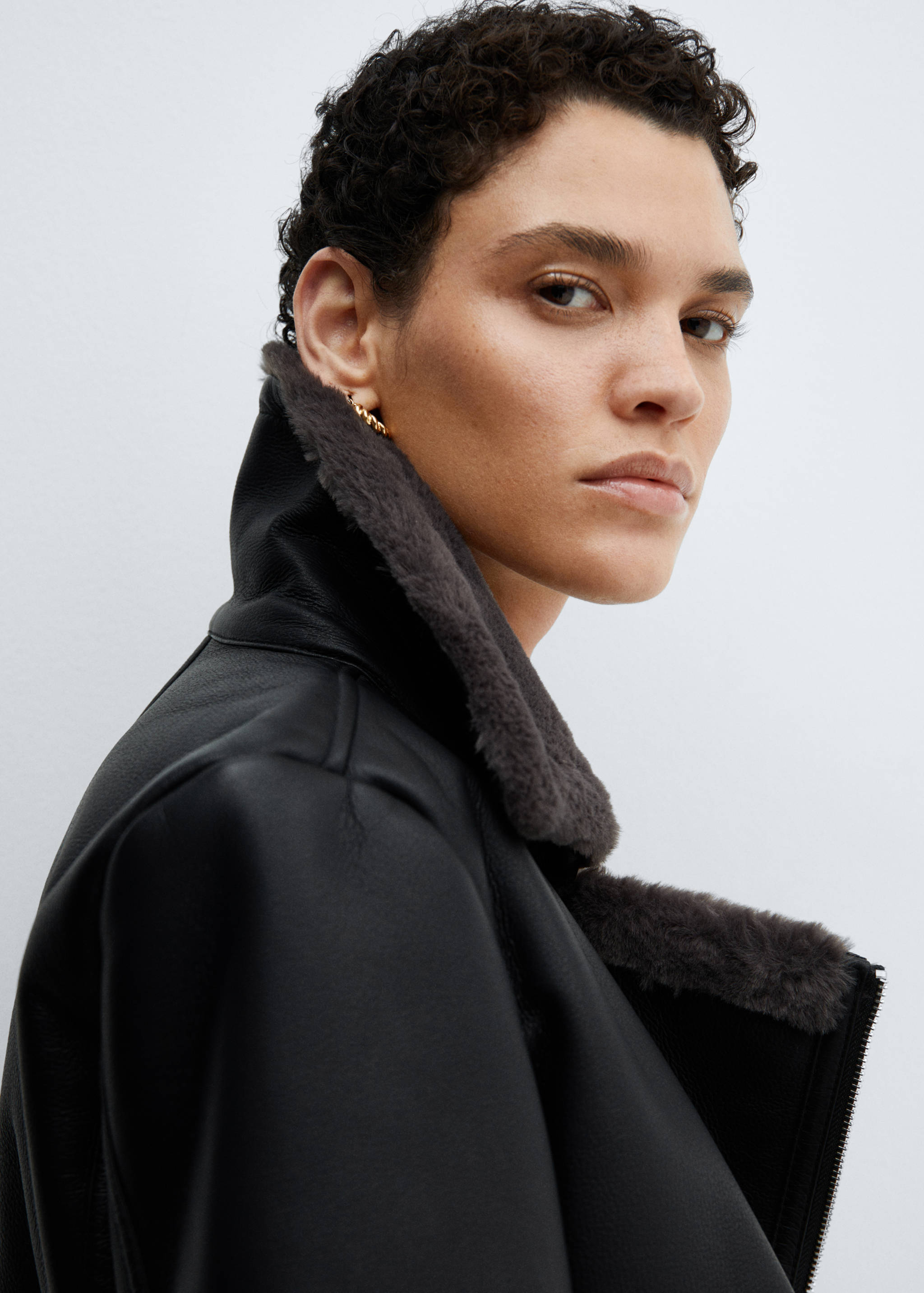 Jaqueta doble faç efecte pell - Detall de l'article 1