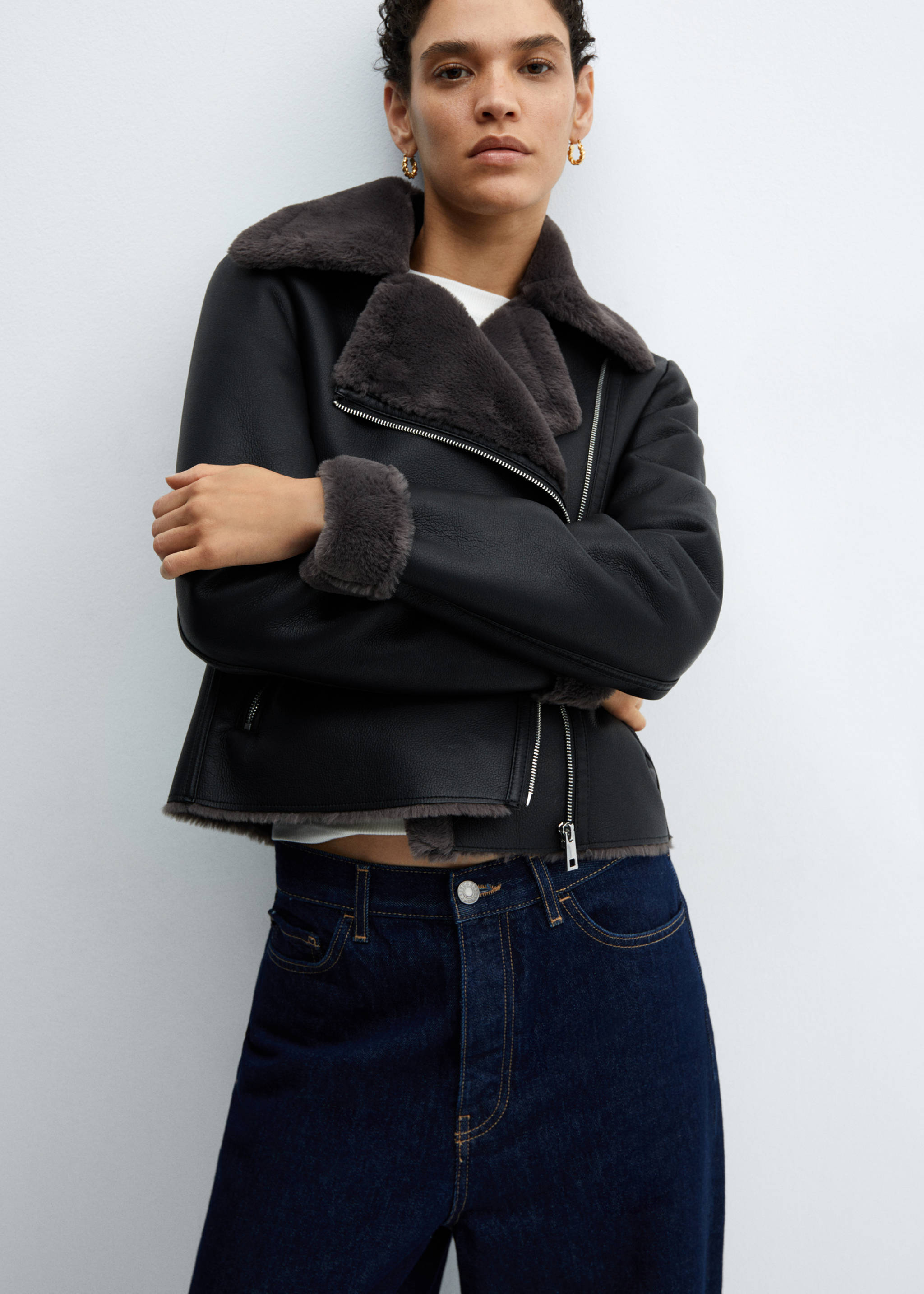 Jaqueta doble faç efecte pell - Detall de l'article 2