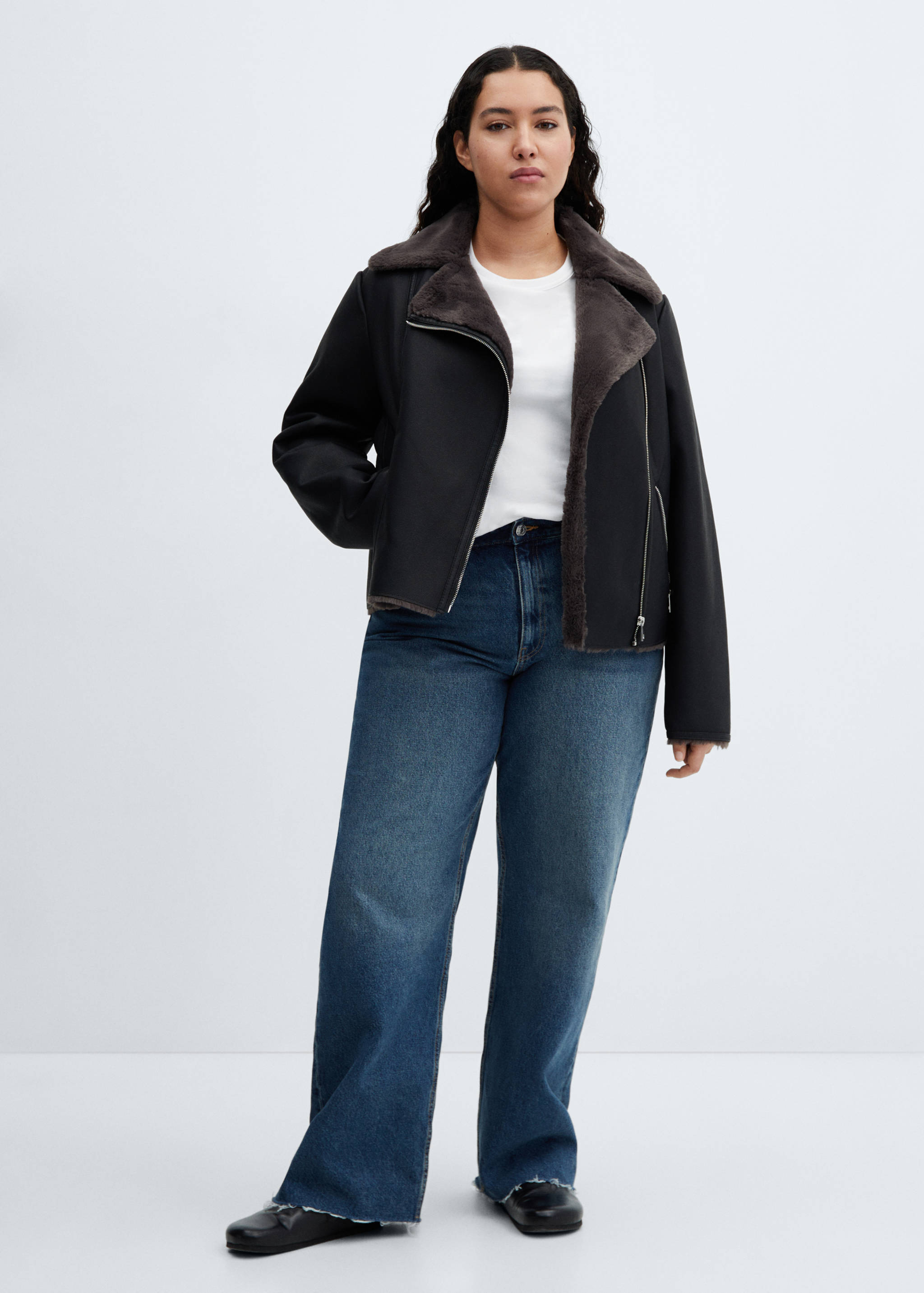 Jaqueta doble faç efecte pell - Detall de l'article 3