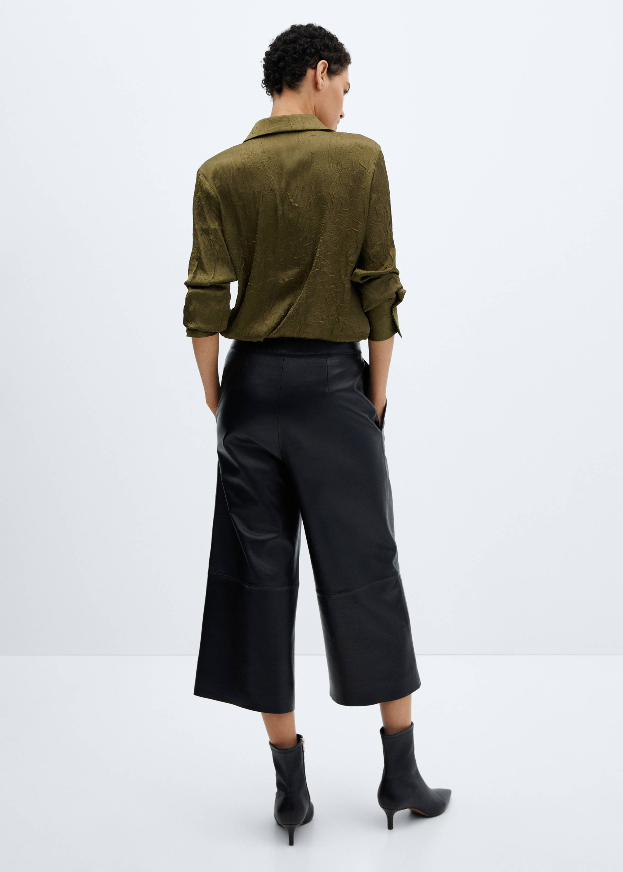 Camisa textura satinada - Reverso del artículo