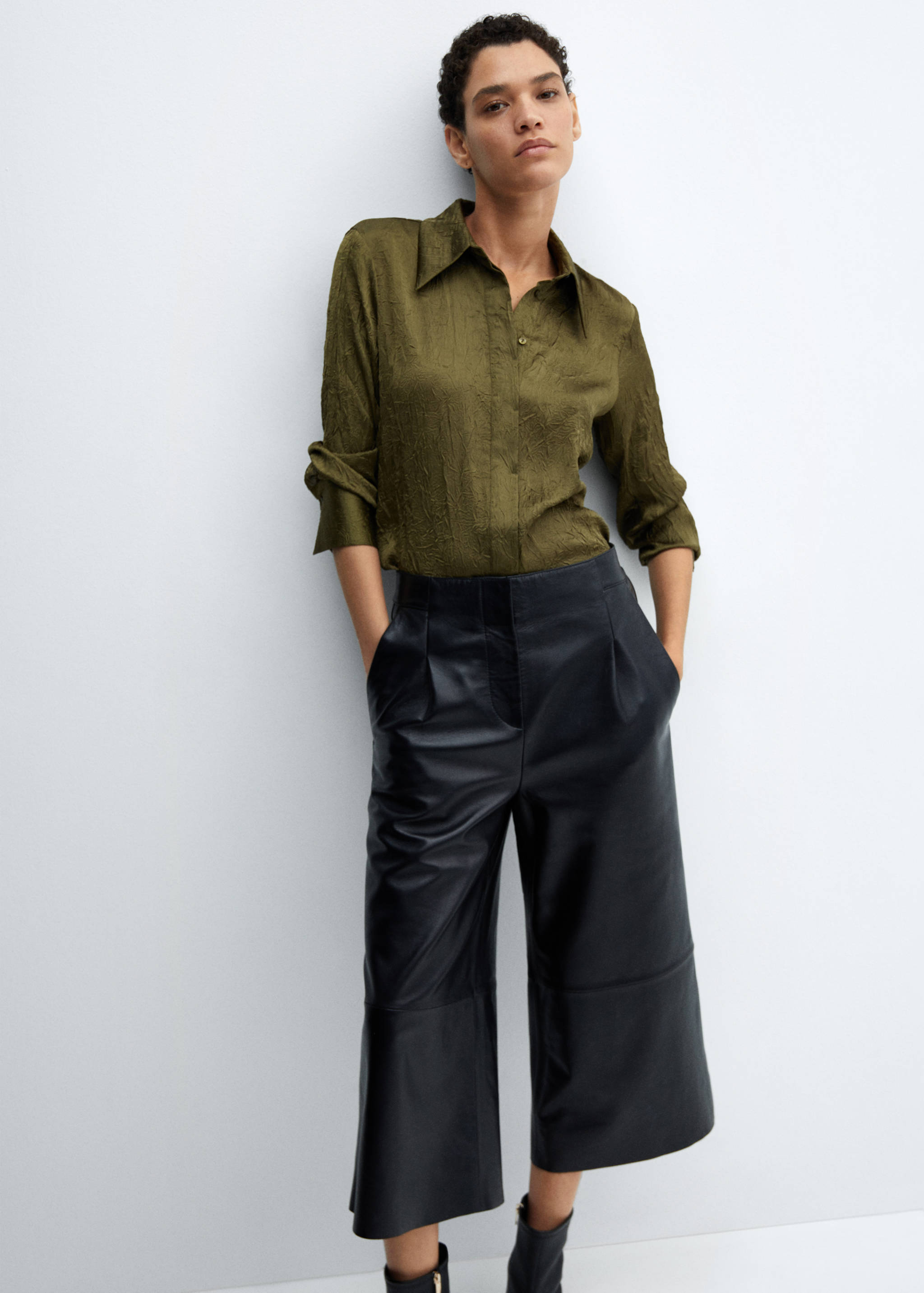 Camisa textura satinada - Detalle del artículo 2