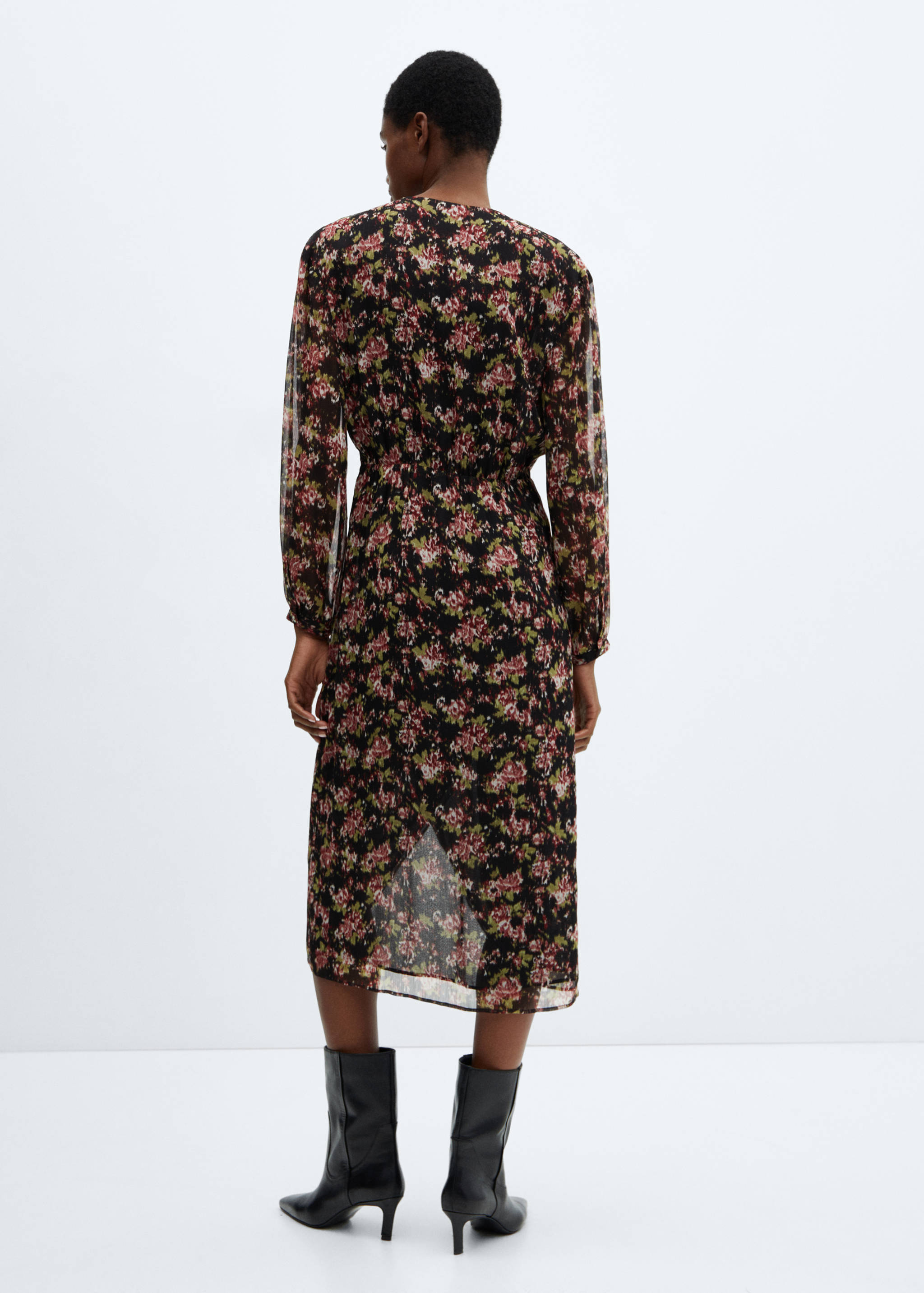 Robe imprimée nœud - Verso de l’article