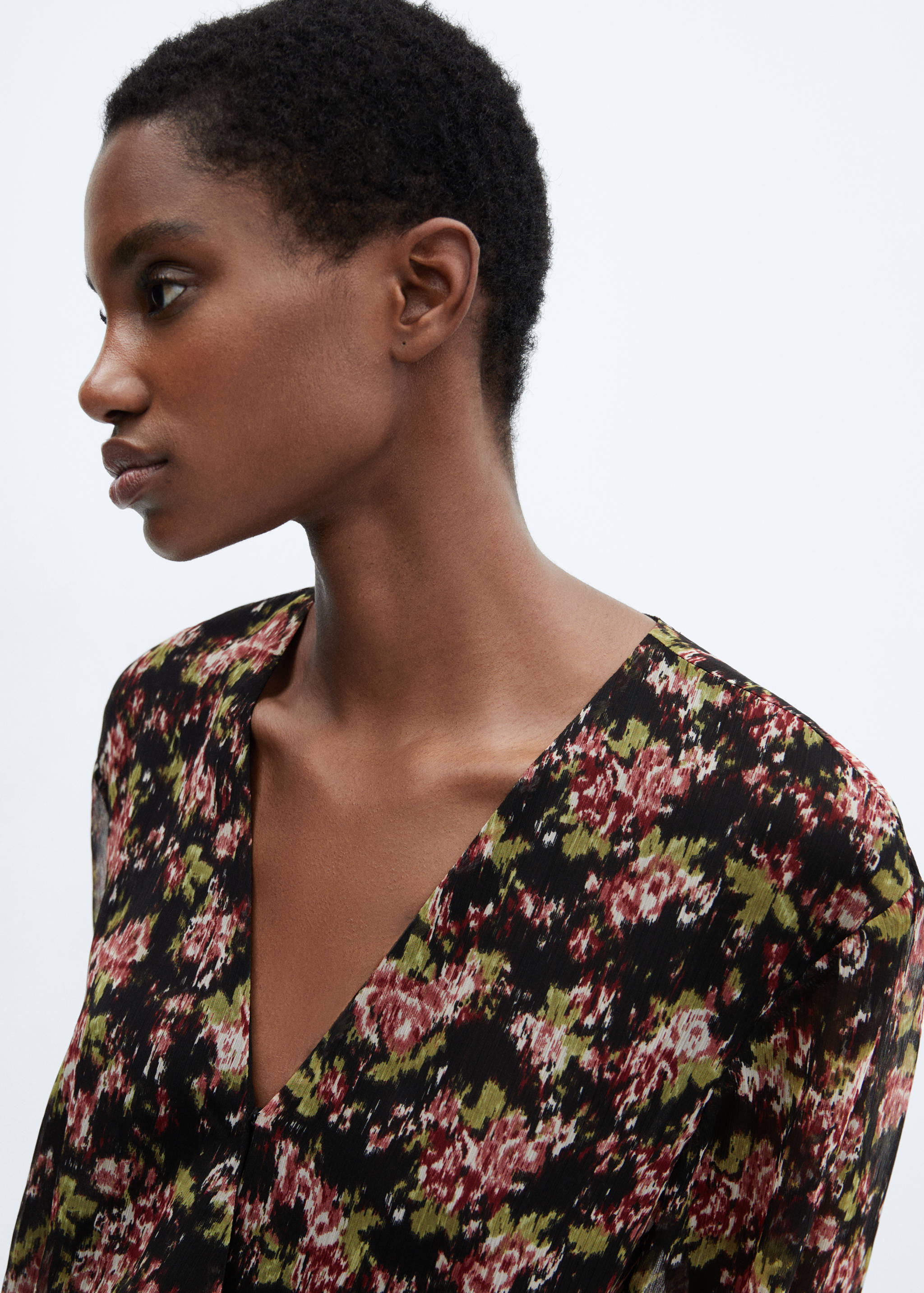 Robe imprimée nœud - Détail de l'article 1