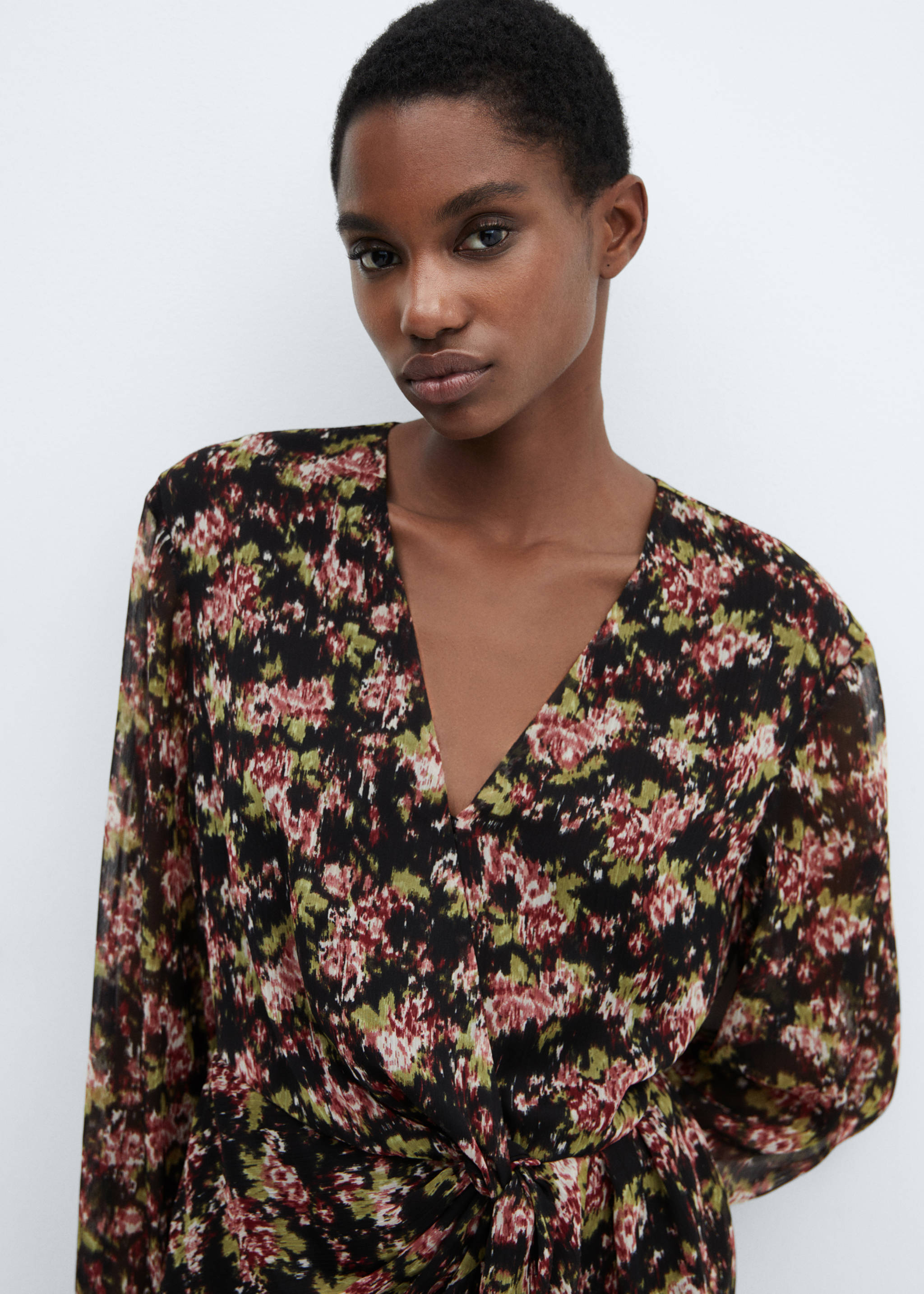 Robe imprimée nœud - Détail de l'article 2