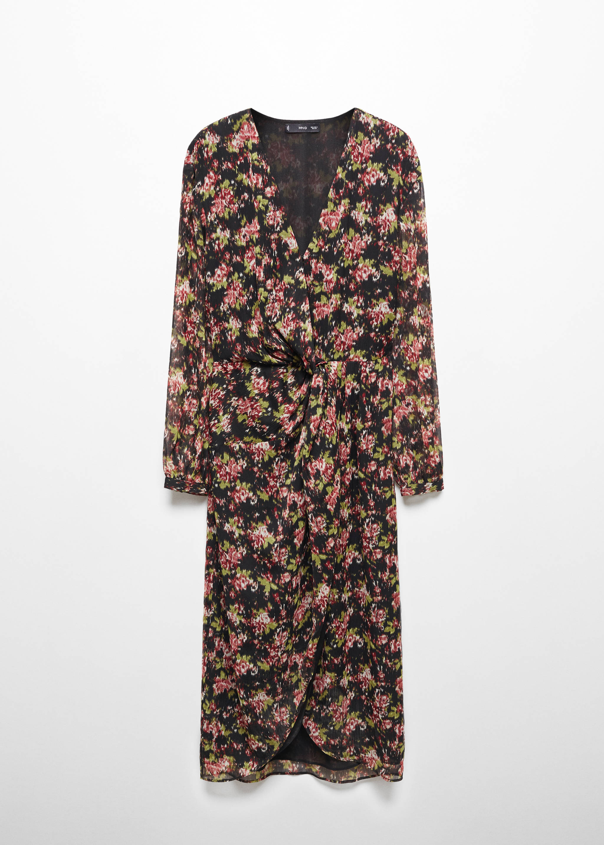 Robe imprimée nœud - Article sans modèle