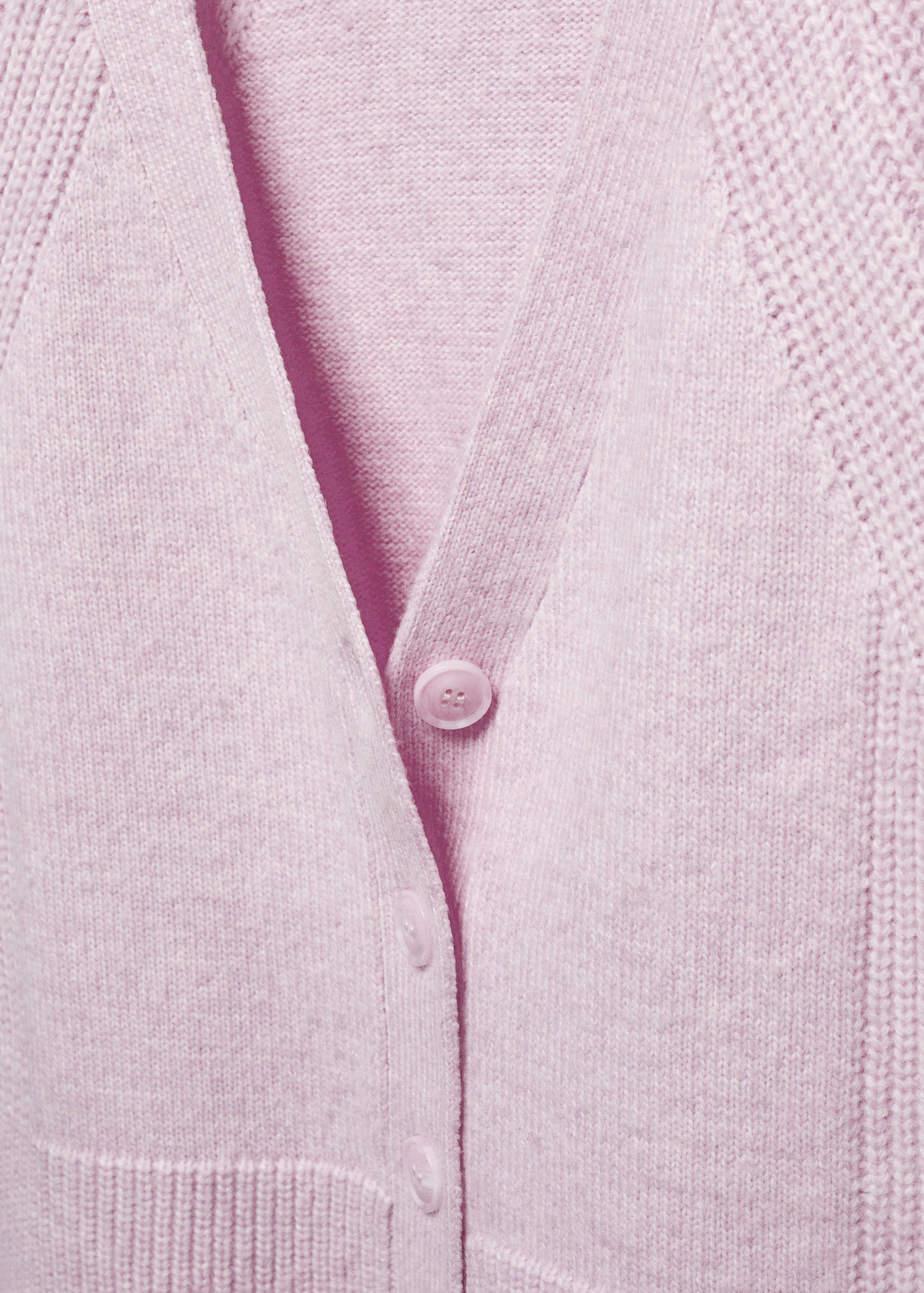 V-neck knitted cardigan - Details of the article 8