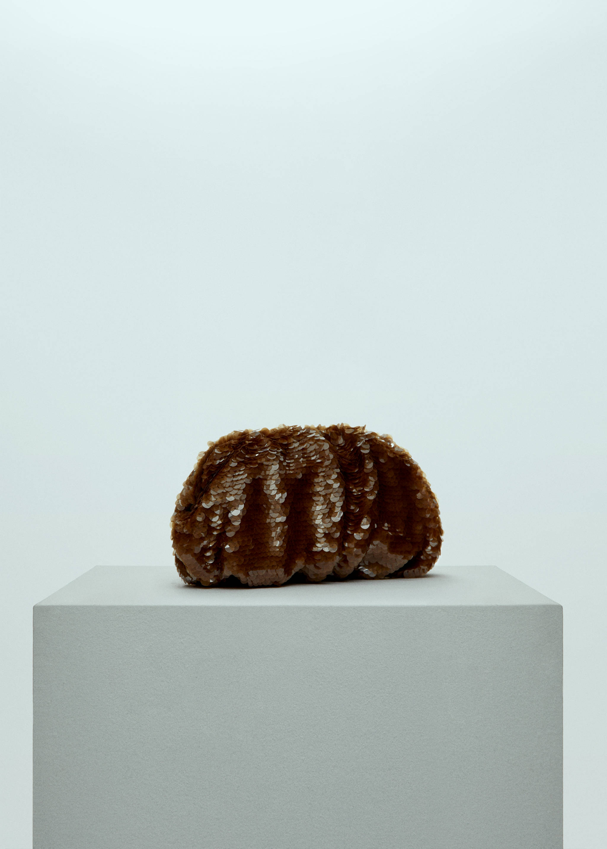 Sequin clutch bag - Medium plane