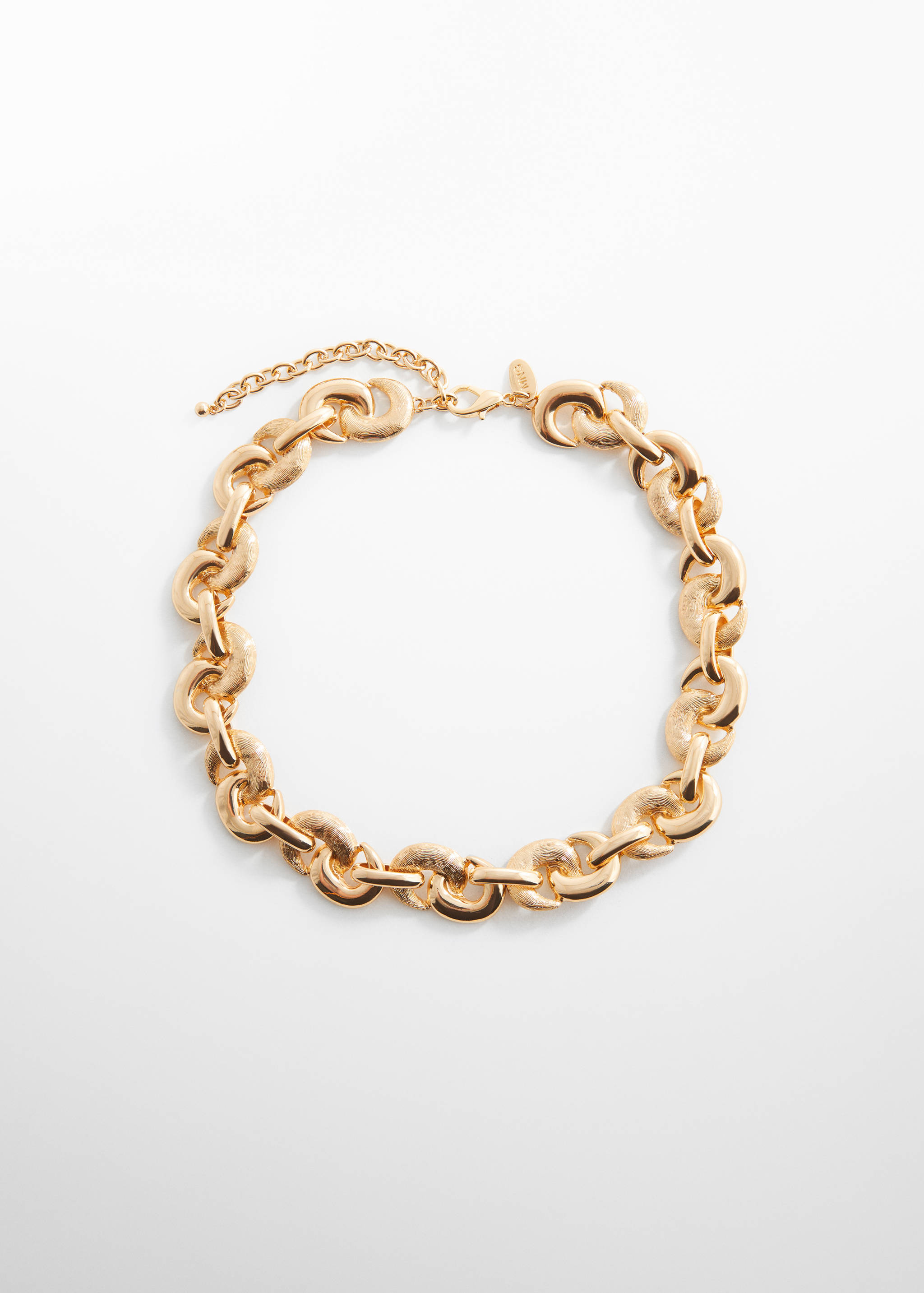 Textured chain necklace - Article without model