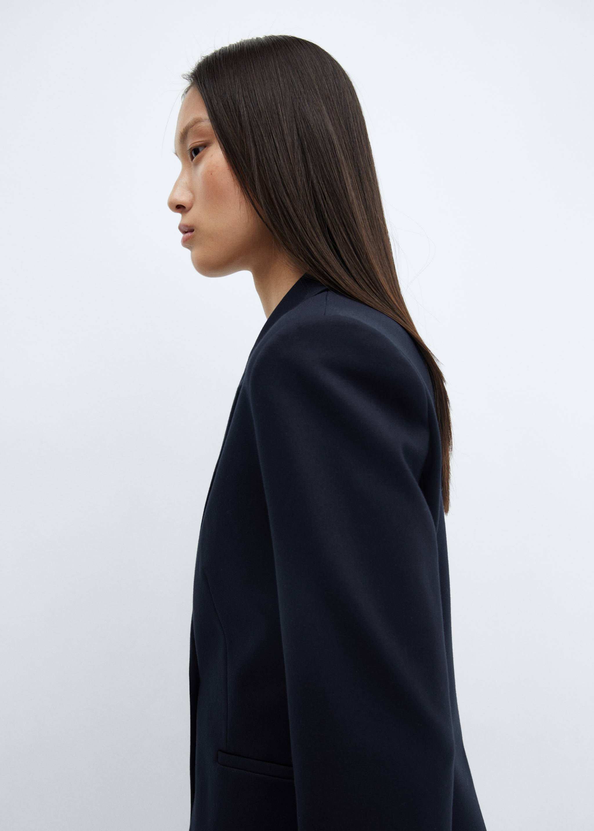 Fitted roma-knit blazer - Details of the article 2