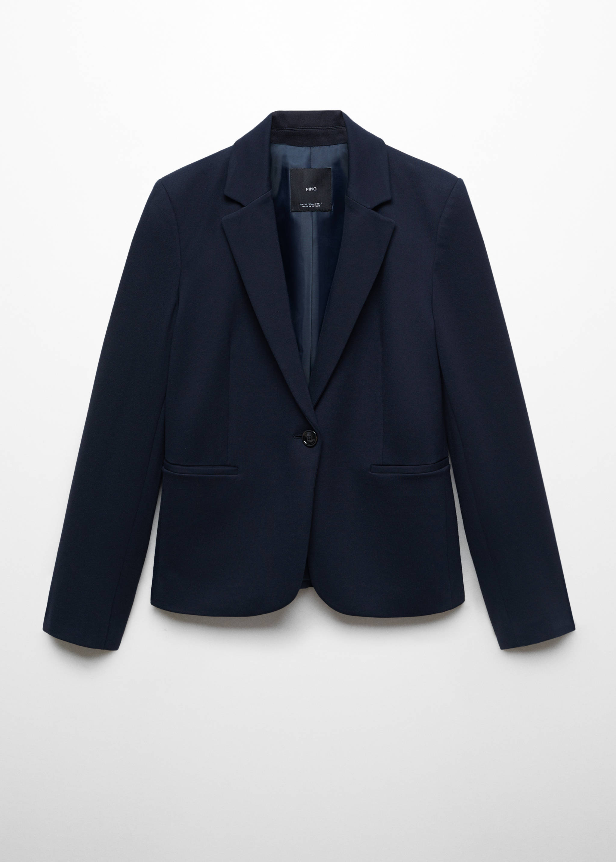 Fitted roma-knit blazer - Article without model