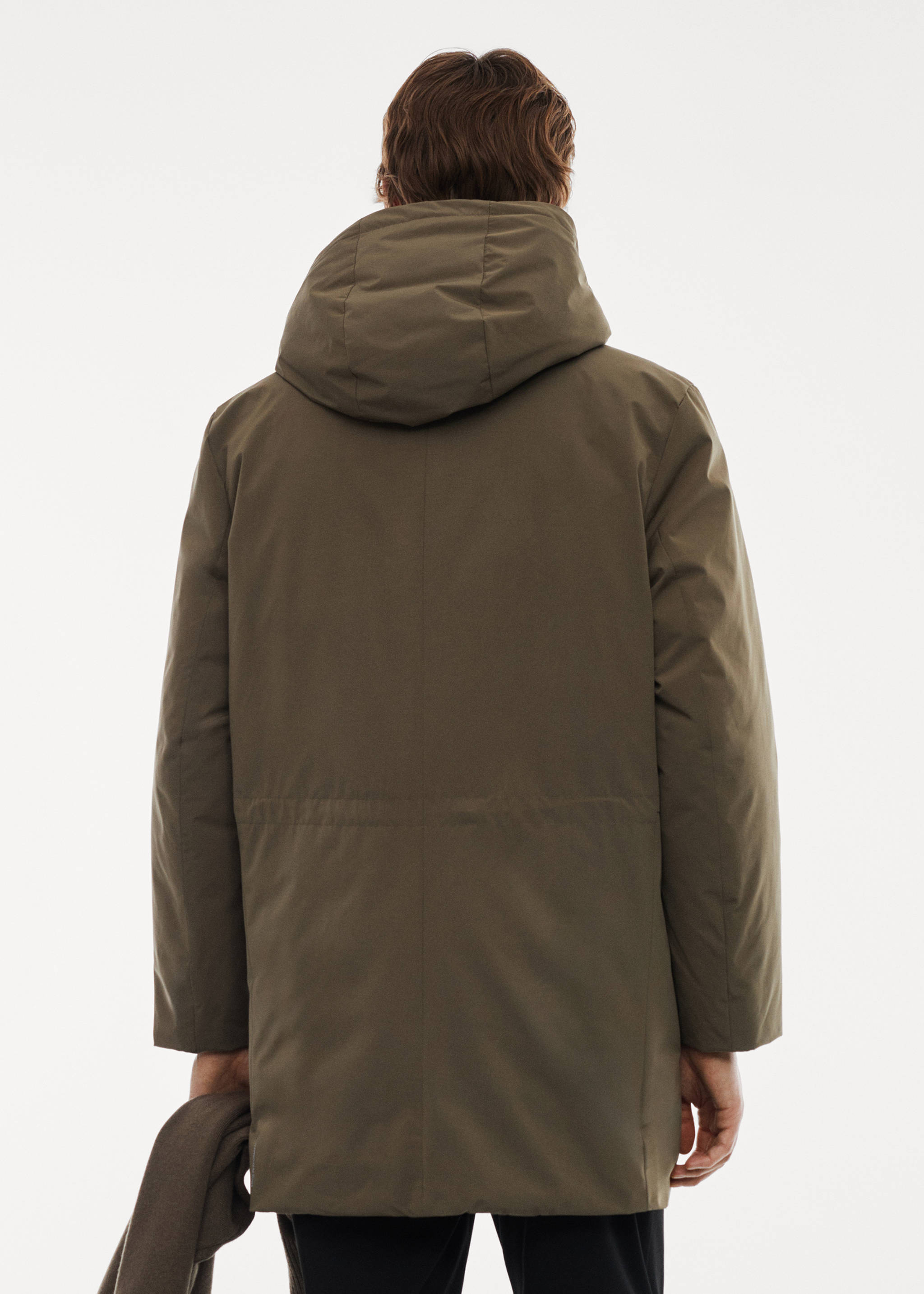 SOFEELATE® padded parka with hood - Reverse of the article