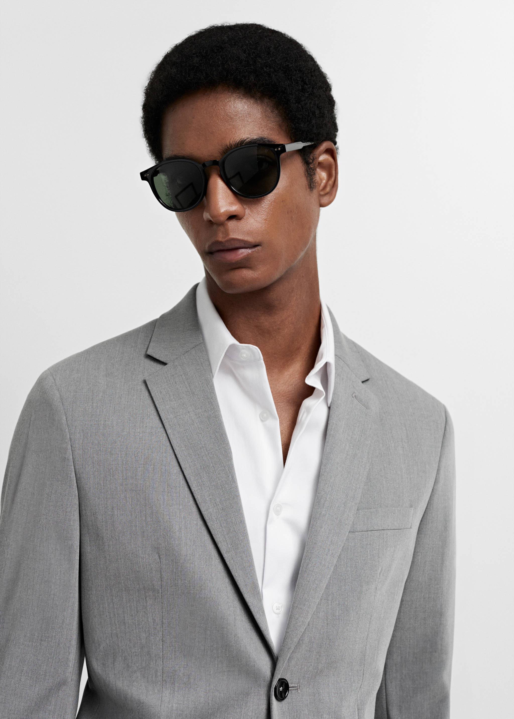 Super slim-fit suit jacket in stretch fabric - Details of the article 3