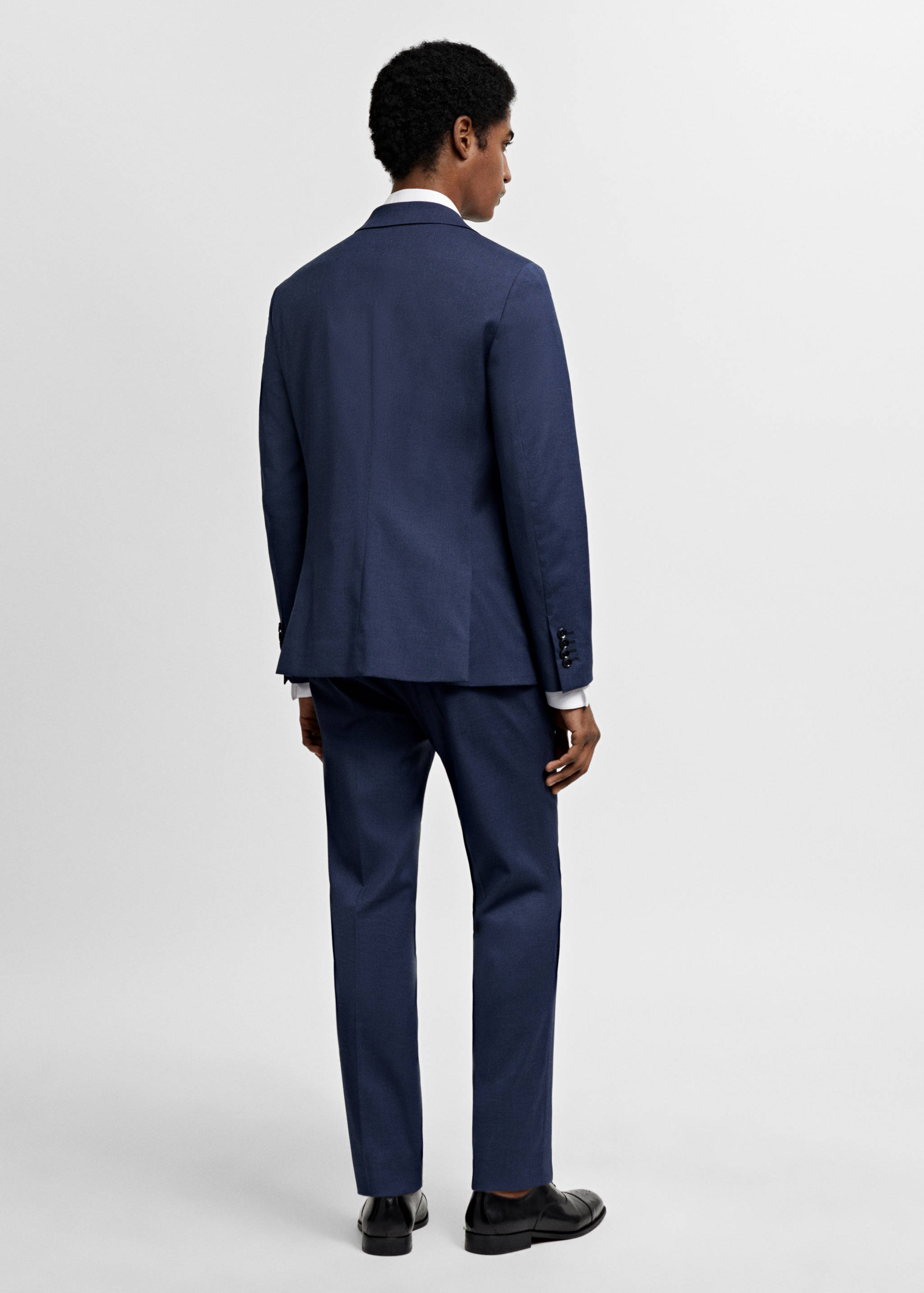 Super slim-fit suit jacket in stretch fabric - Reverse of the article