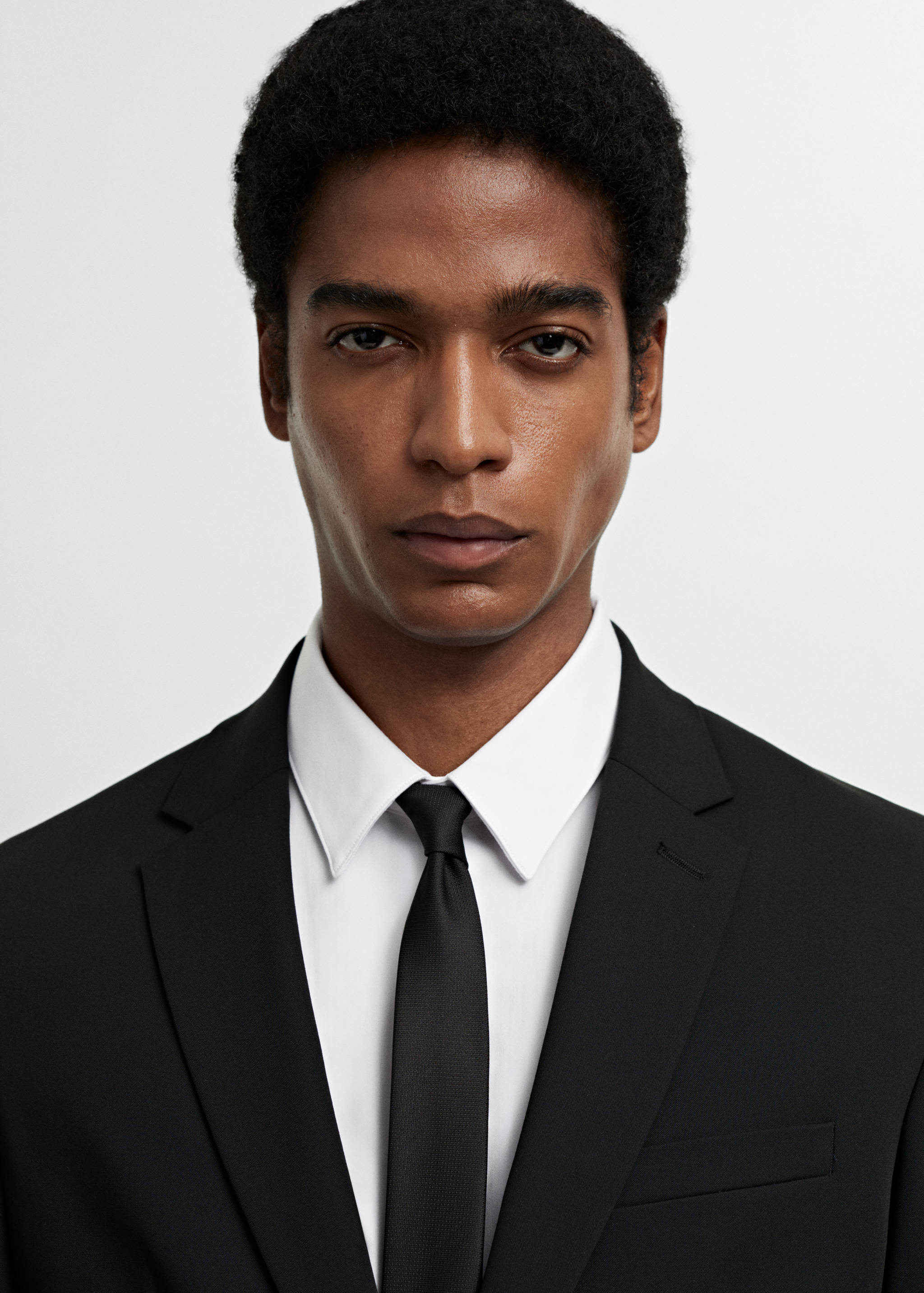 Super slim-fit suit jacket in stretch fabric - Details of the article 3