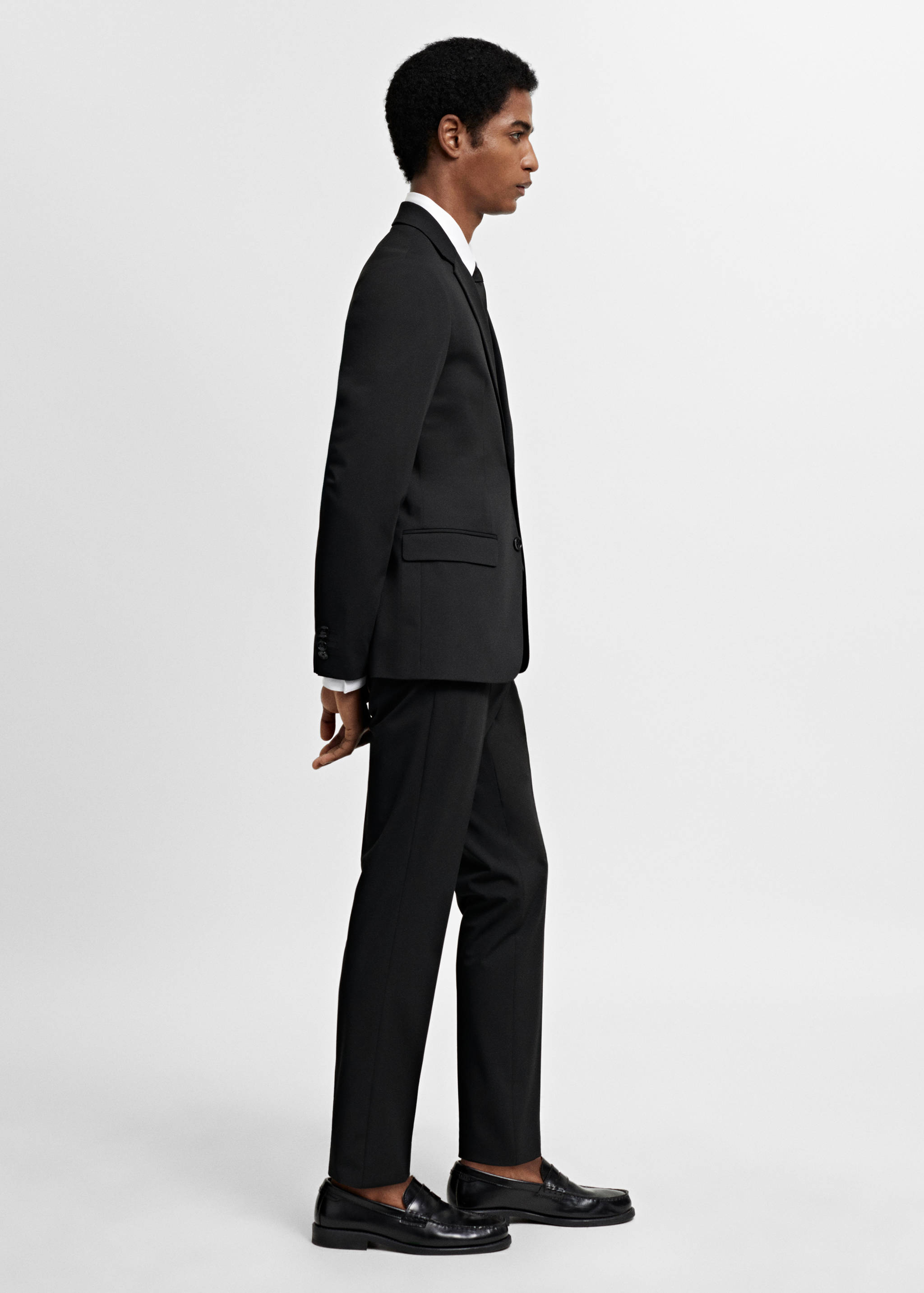 Super slim-fit suit jacket in stretch fabric - Details of the article 2