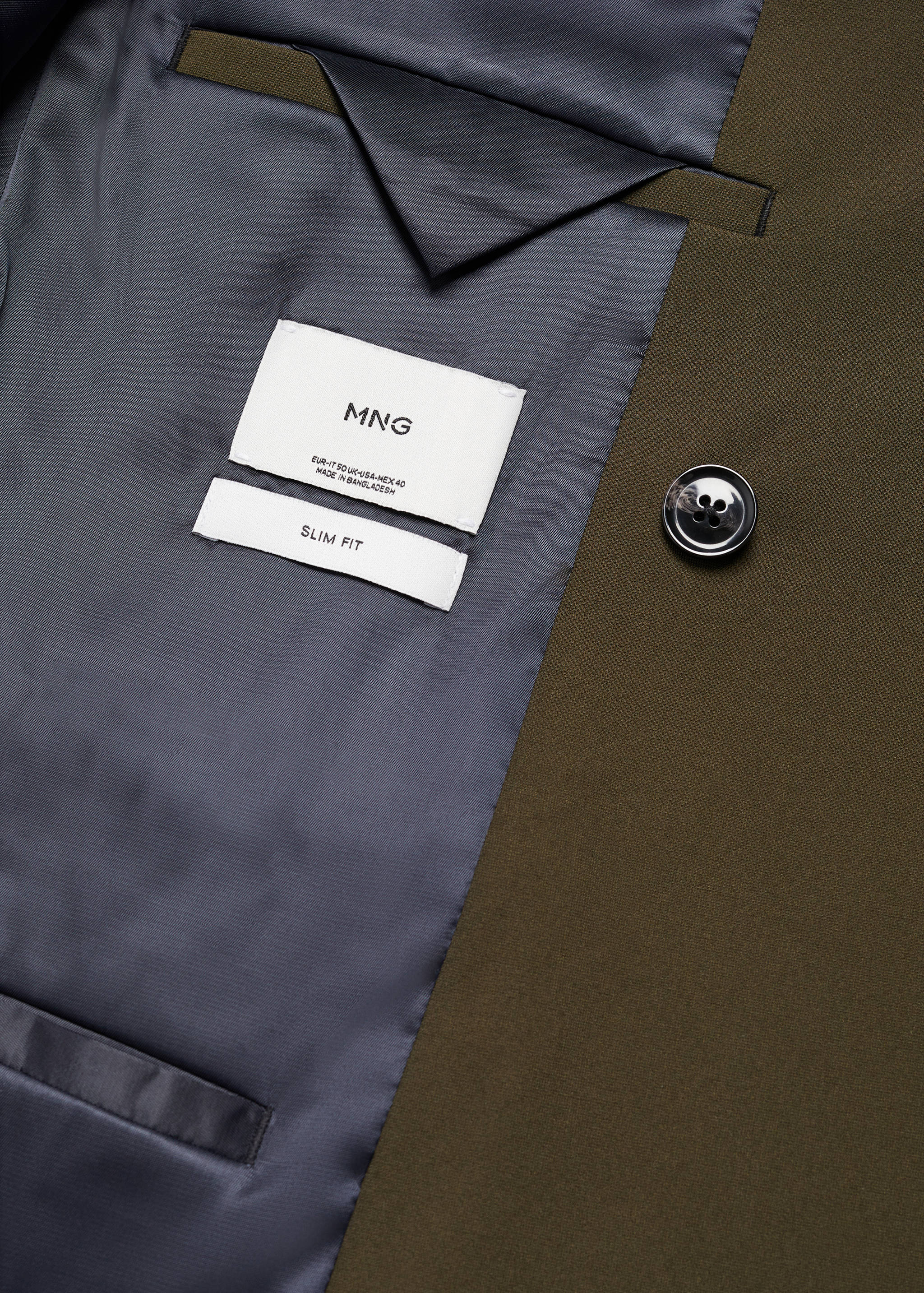 Veste costume slim fit croisée - Détail de l'article 8