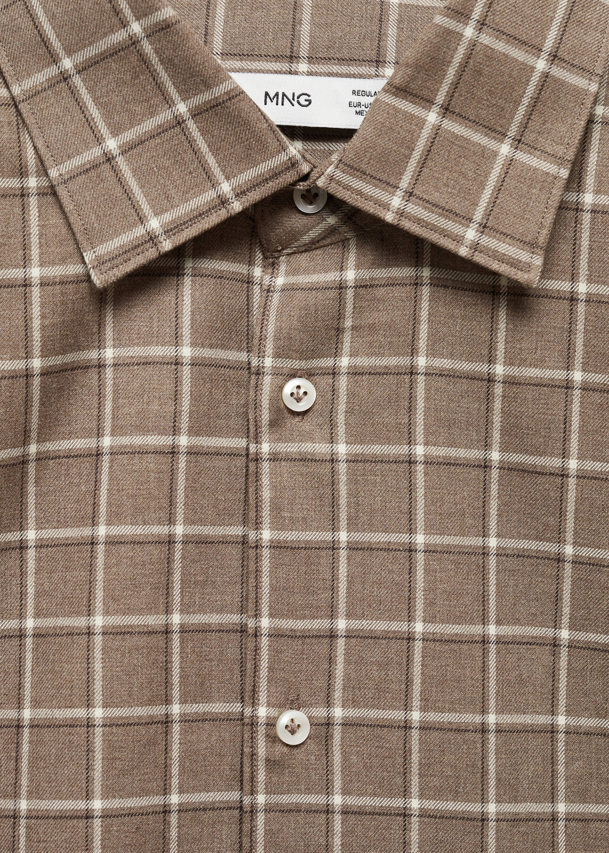 Chemise coton flanelle carreaux - Détail de l'article 8