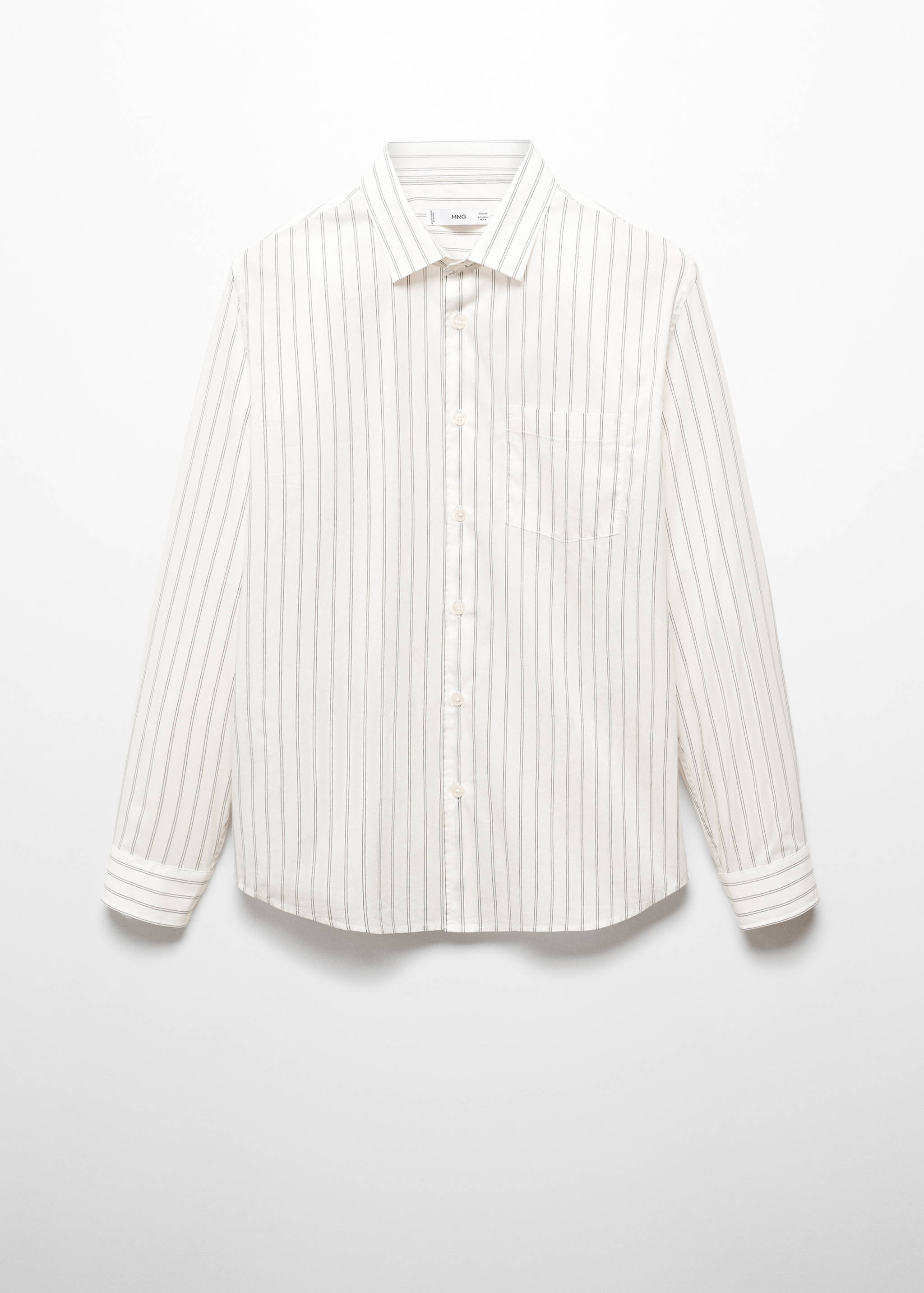 Chemise popeline classic-fit rayures - Article sans modèle