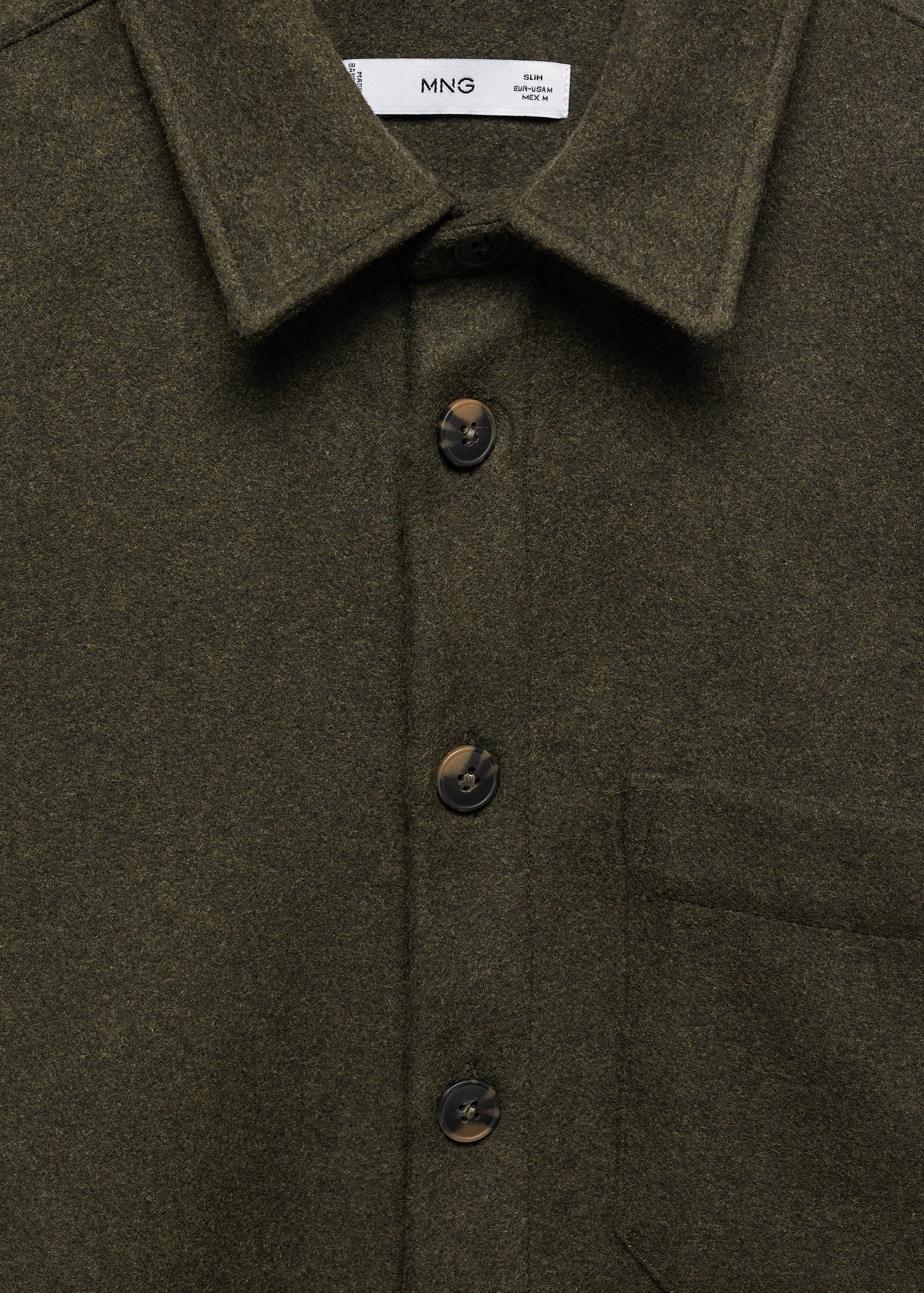 Regular-fit overshirt with pocket - Details of the article 8