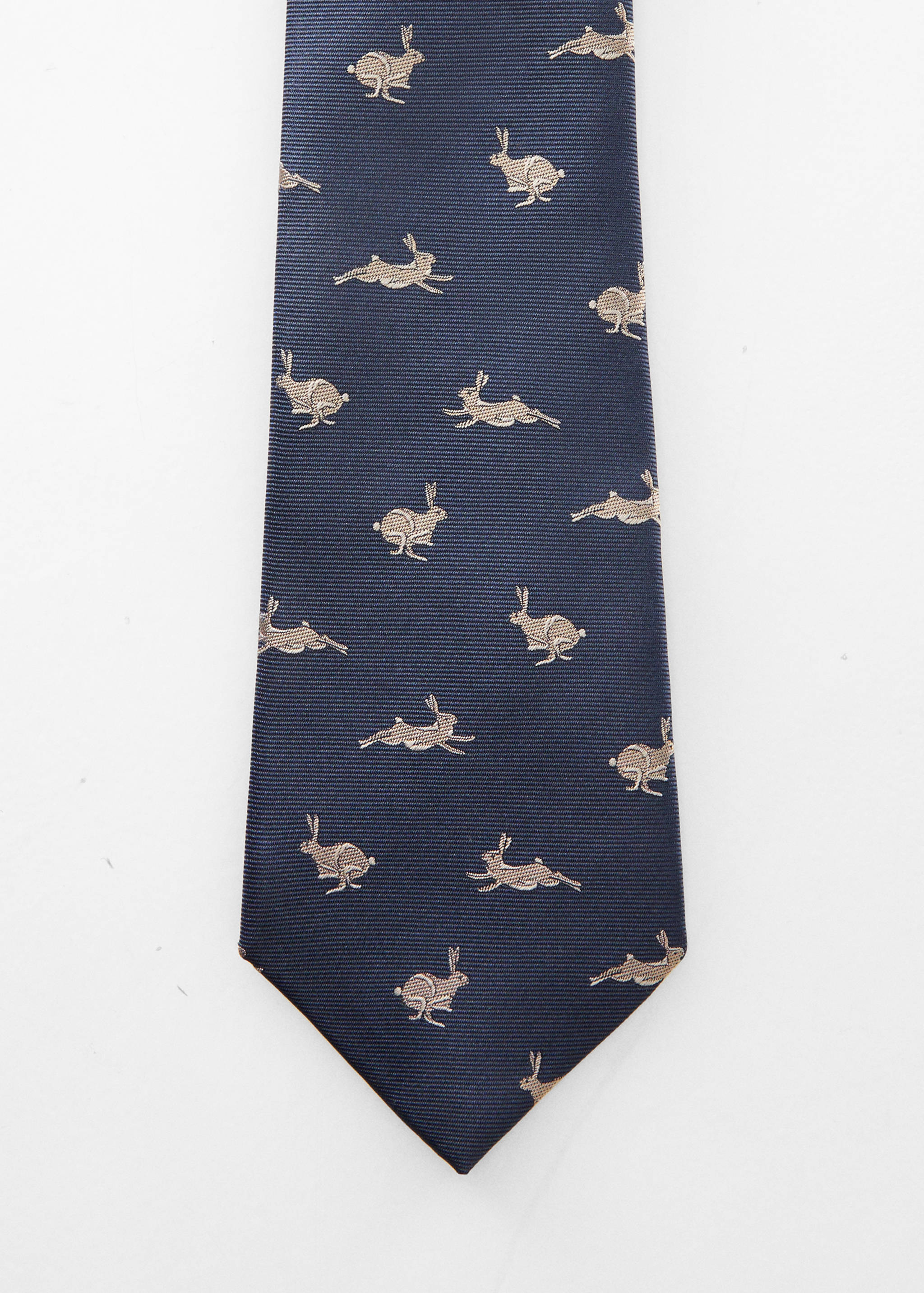 Tie with animals print - null