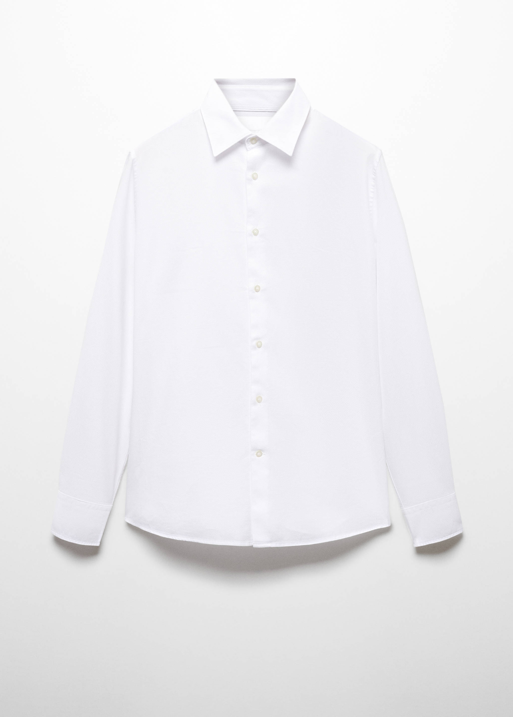 Chemise slim fit structurée coton - Article sans modèle
