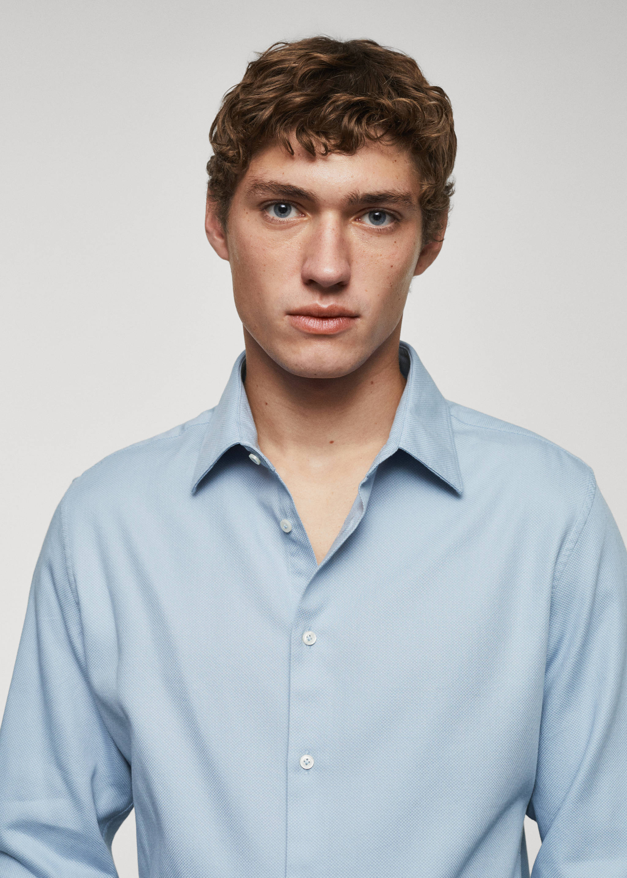 Chemise slim fit structurée coton - Détail de l'article 1