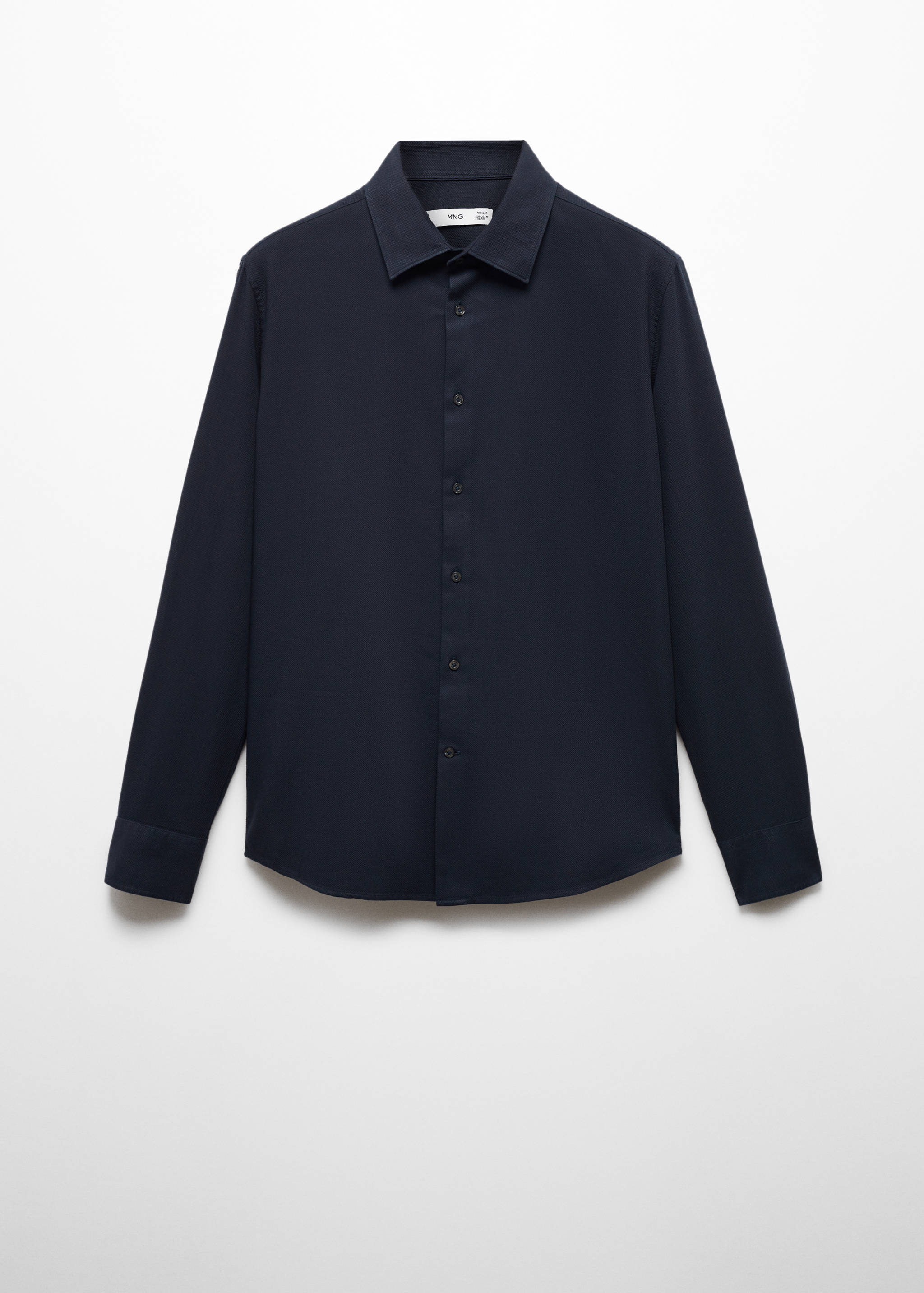 Chemise slim fit structurée coton - Article sans modèle