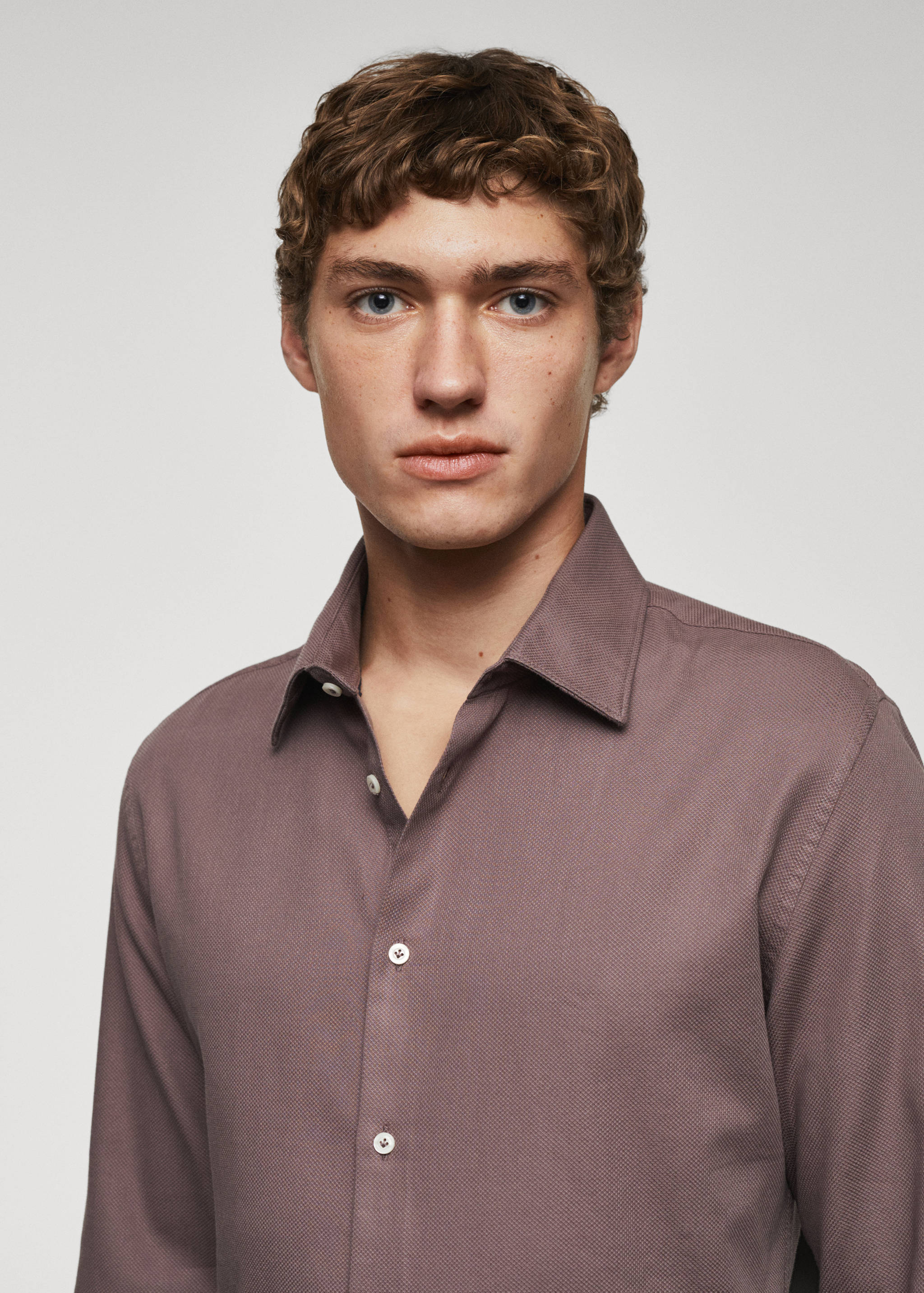 Chemise slim fit structurée coton - Détail de l'article 1