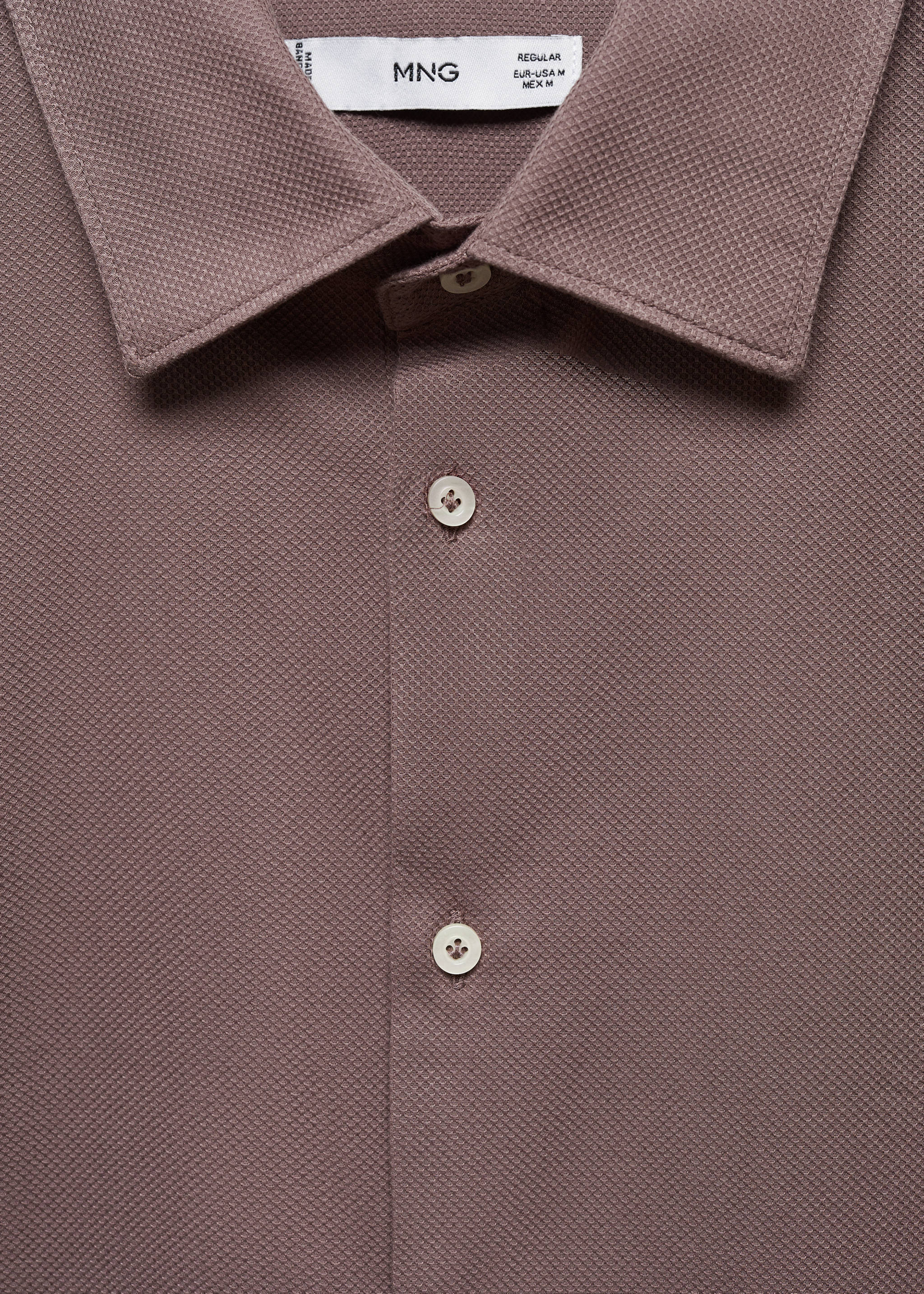 Chemise slim fit structurée coton - Détail de l'article 8