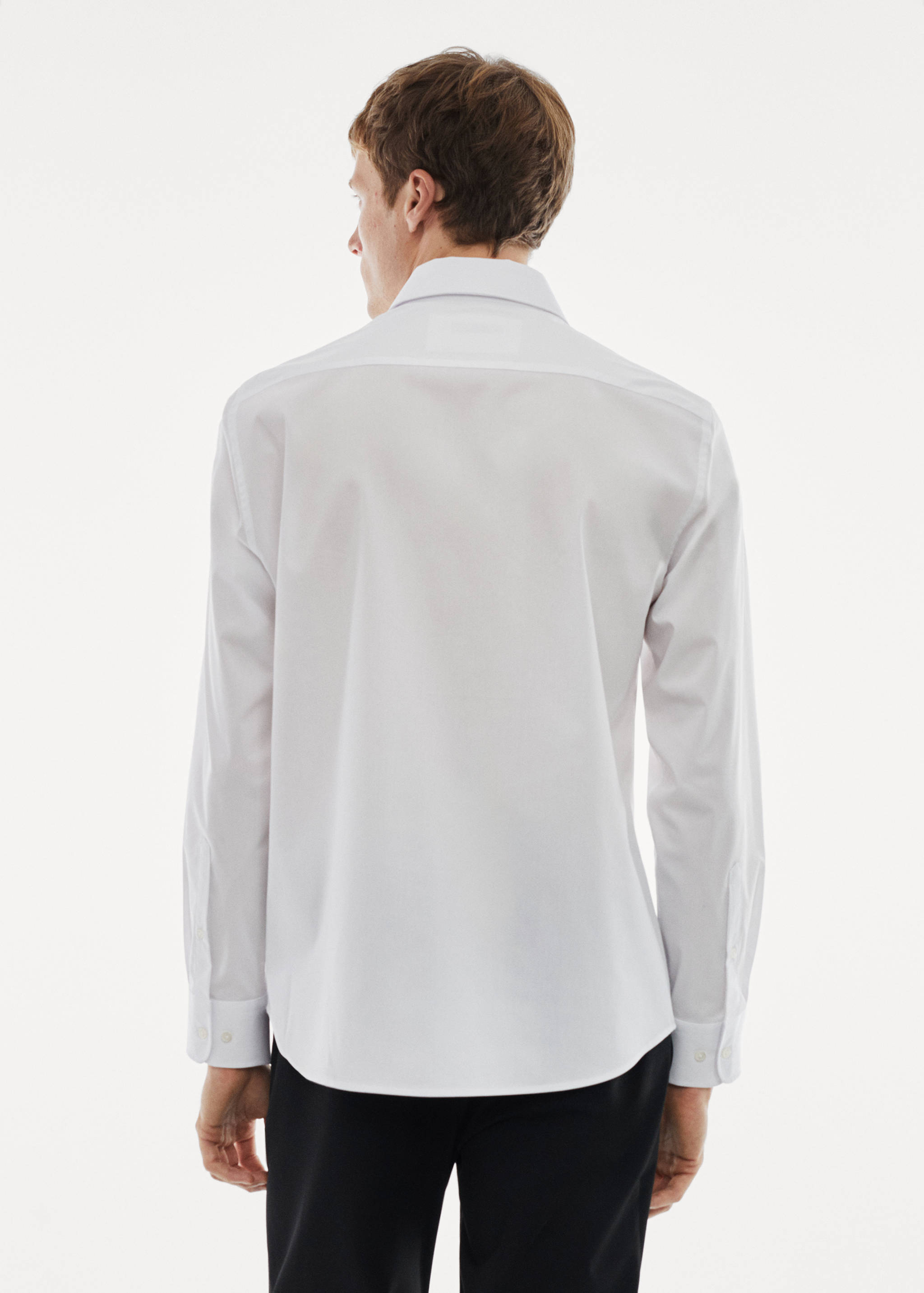 Chemise regular-fit coton stretch - Verso de l’article