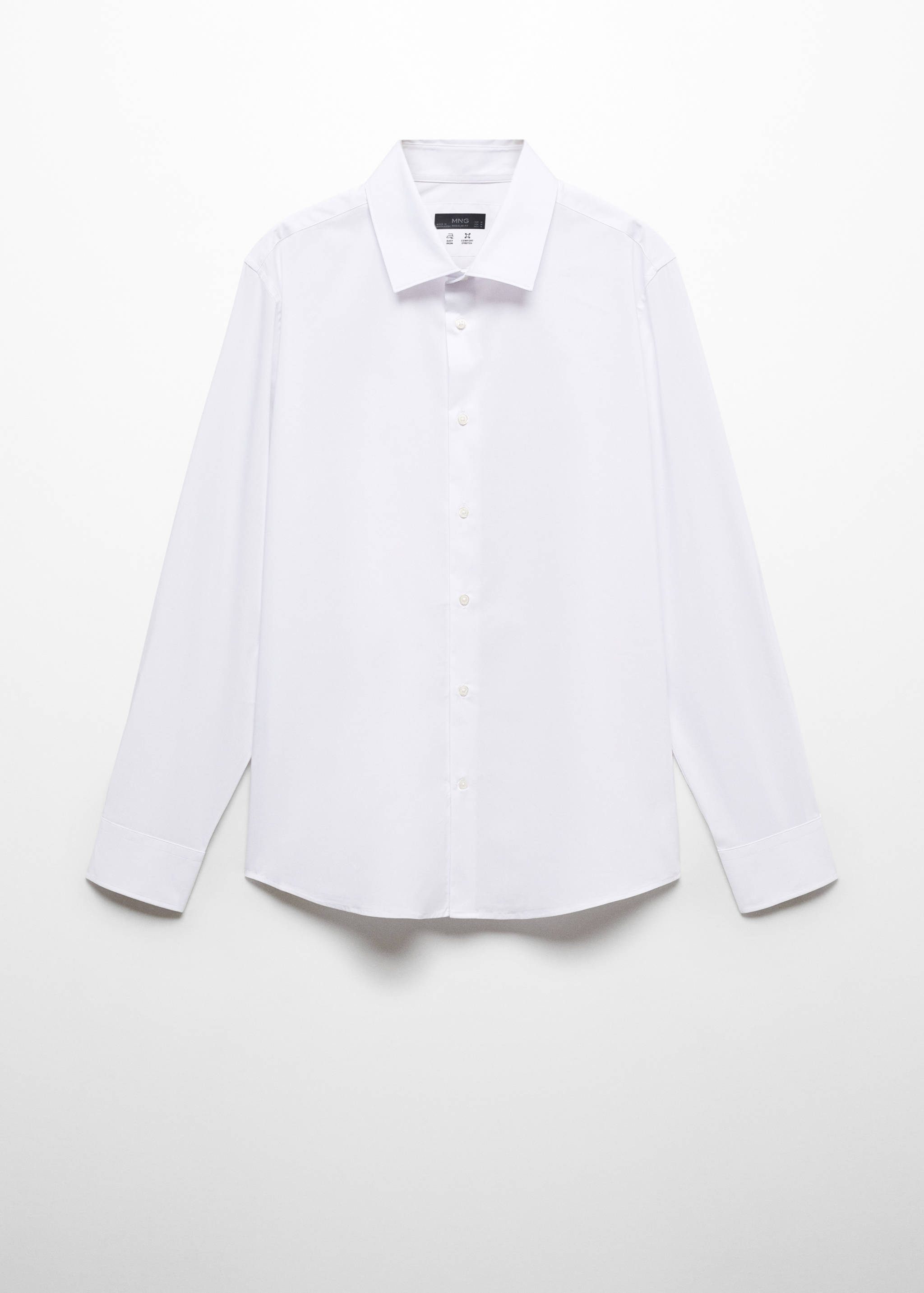 Chemise regular-fit coton stretch - Article sans modèle