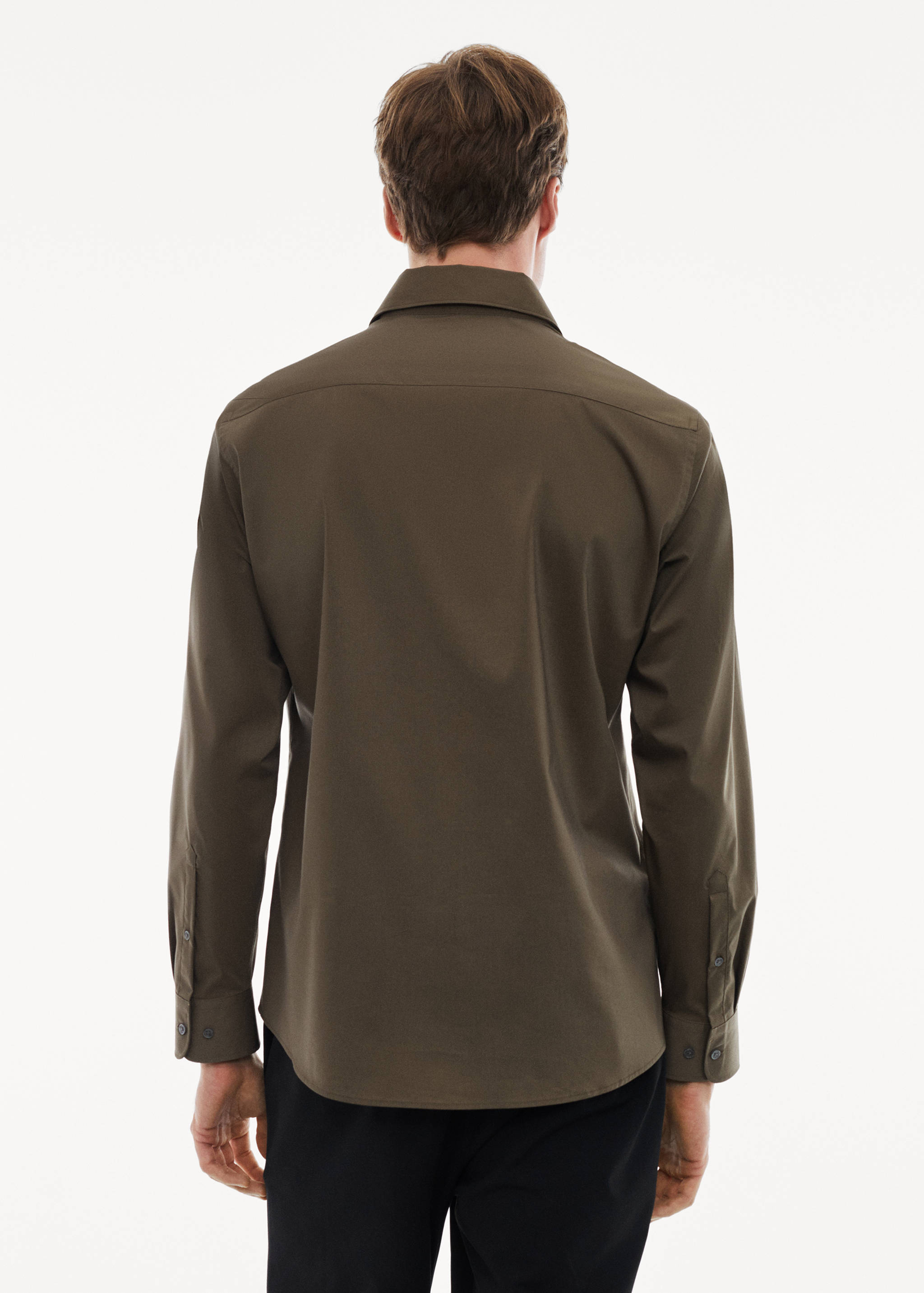Chemise regular-fit coton stretch - Verso de l’article