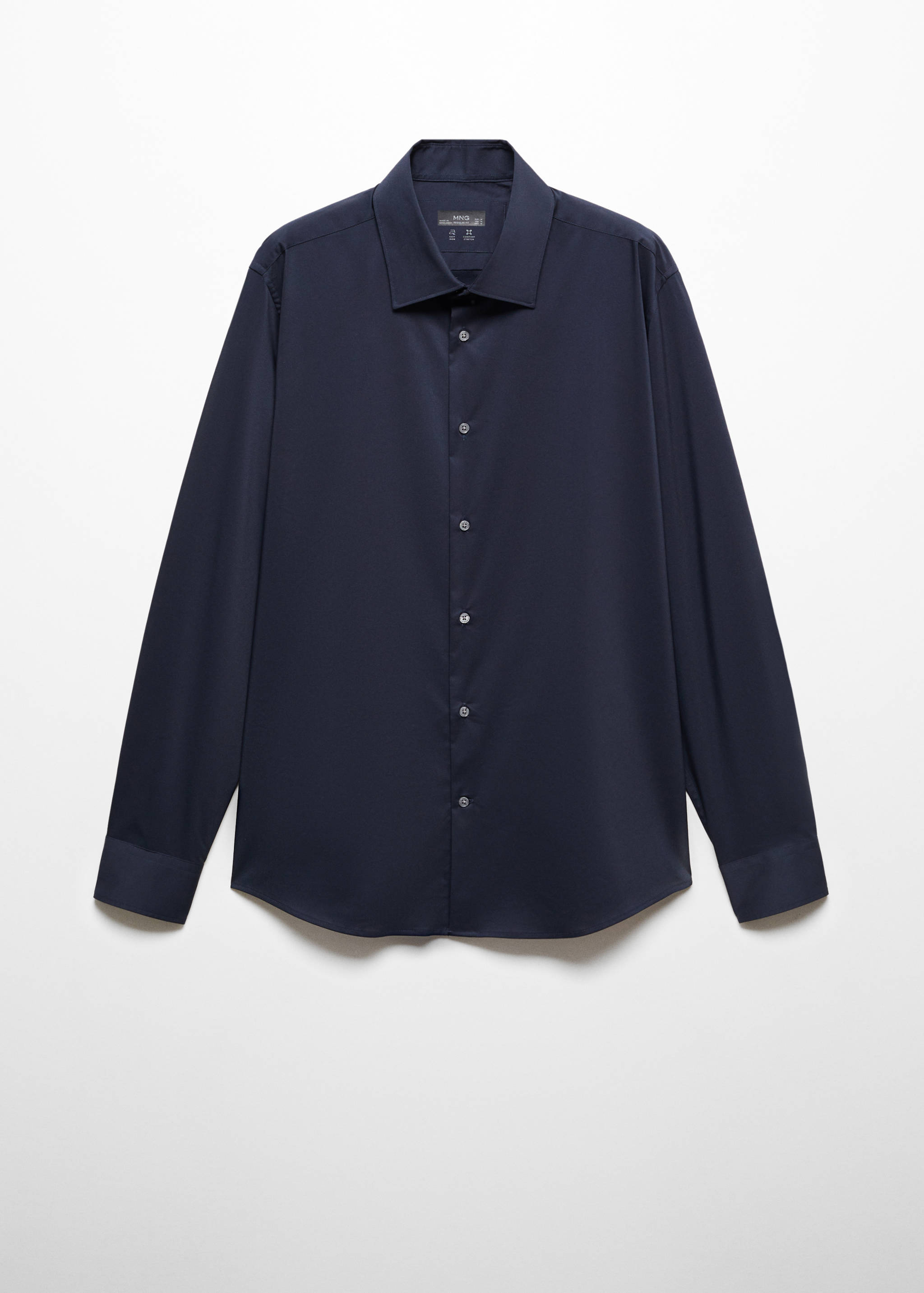 Chemise regular-fit coton stretch - Article sans modèle