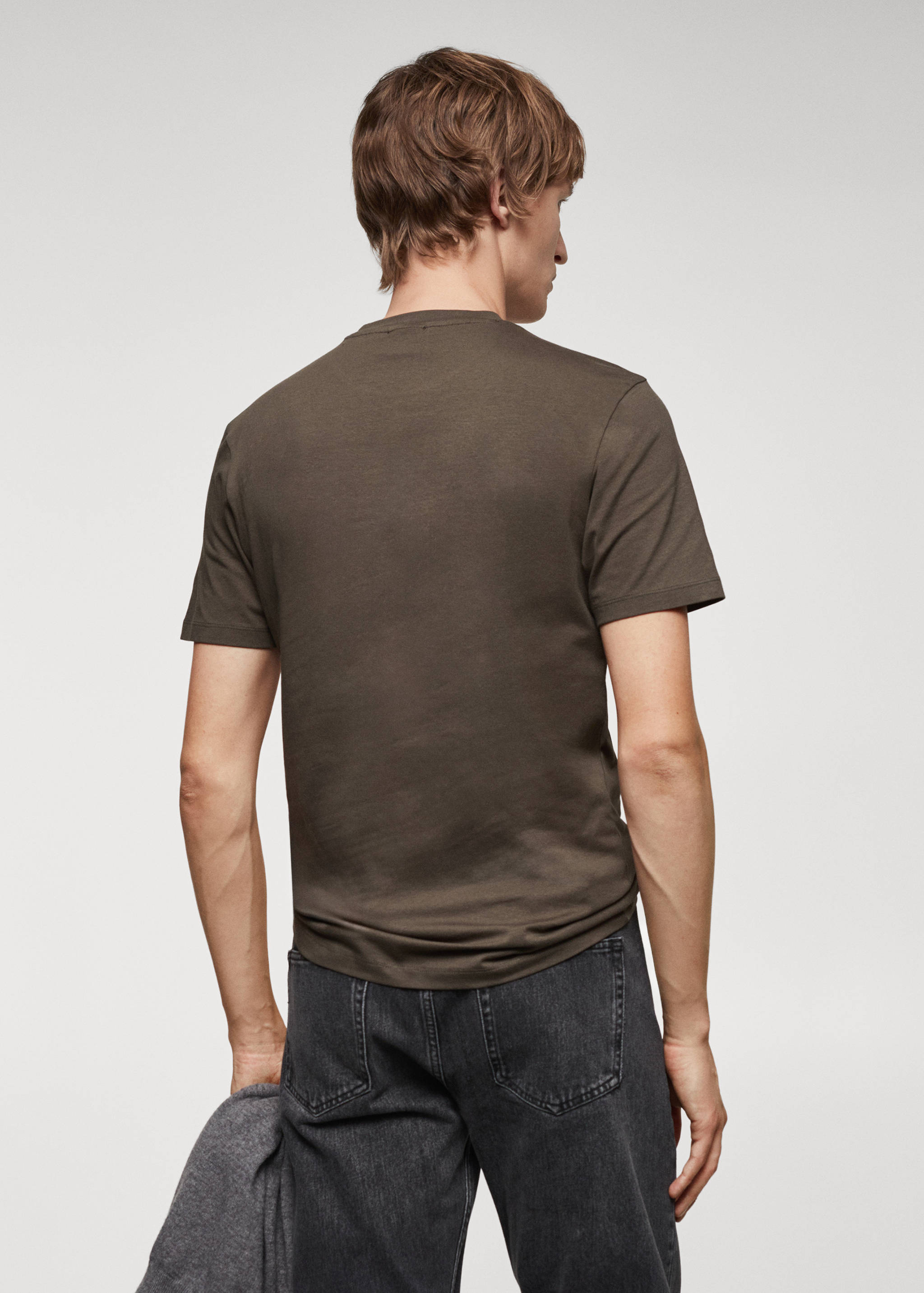 T-shirt coton stretch - Verso de l’article