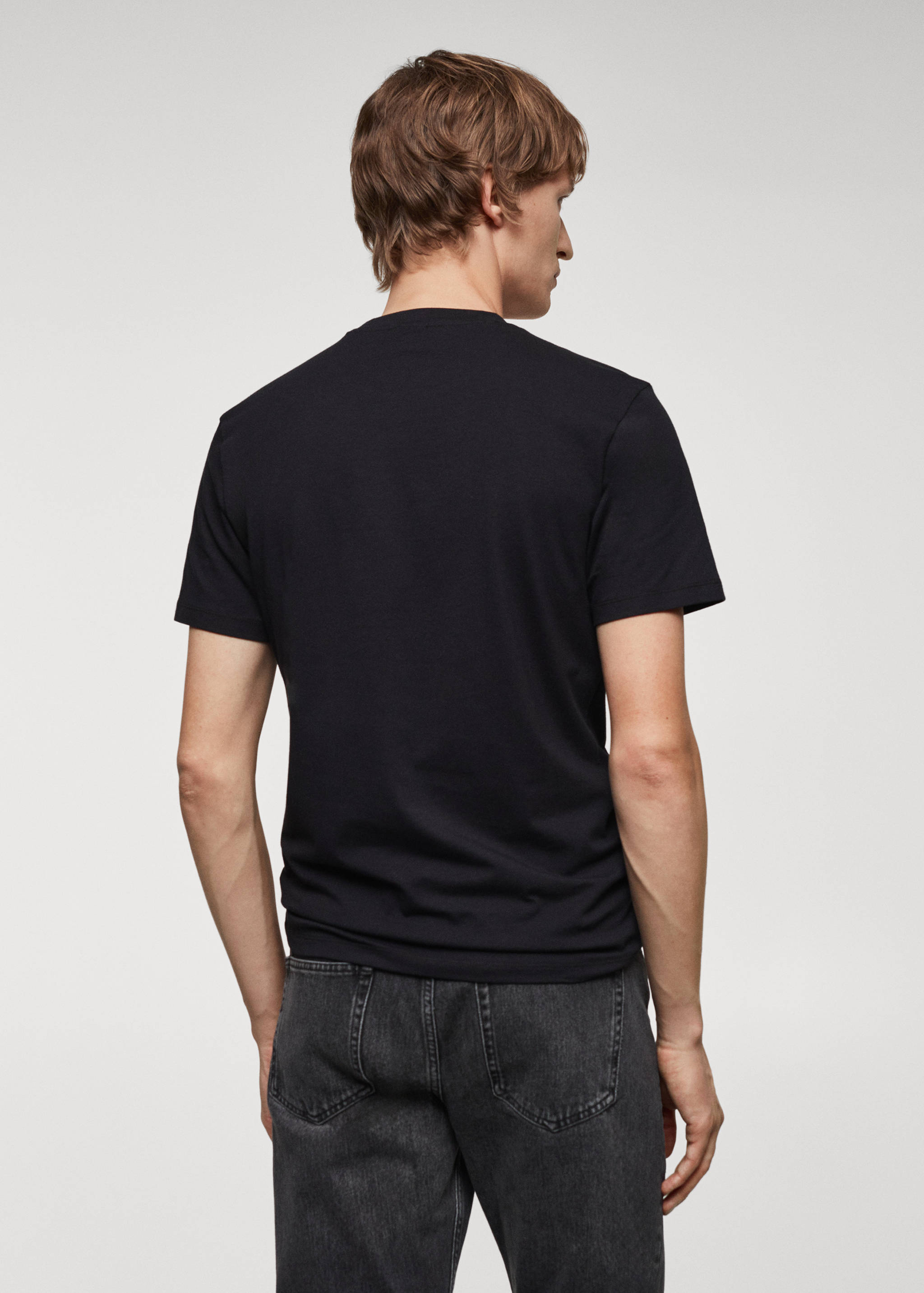T-shirt coton stretch - Verso de l’article
