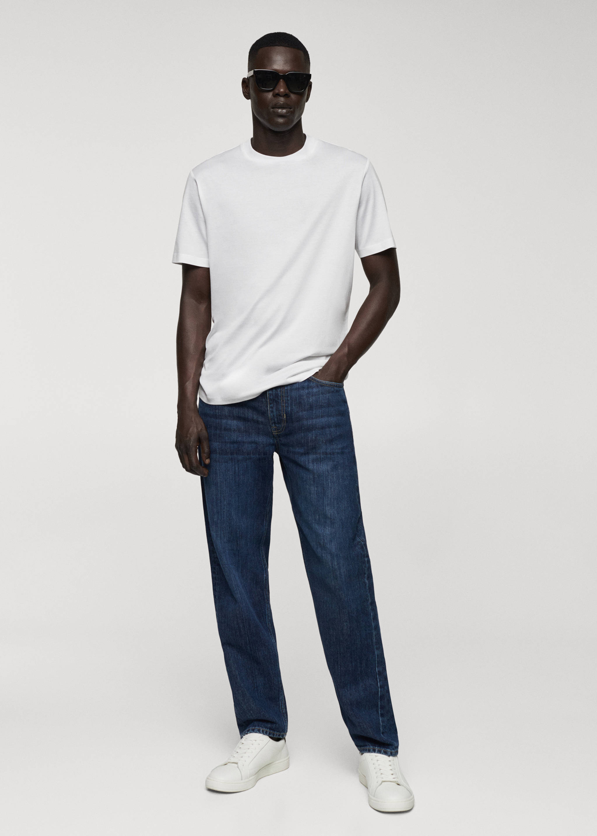 Футболка з мерсеризованої бавовни slim fit - Загальний план