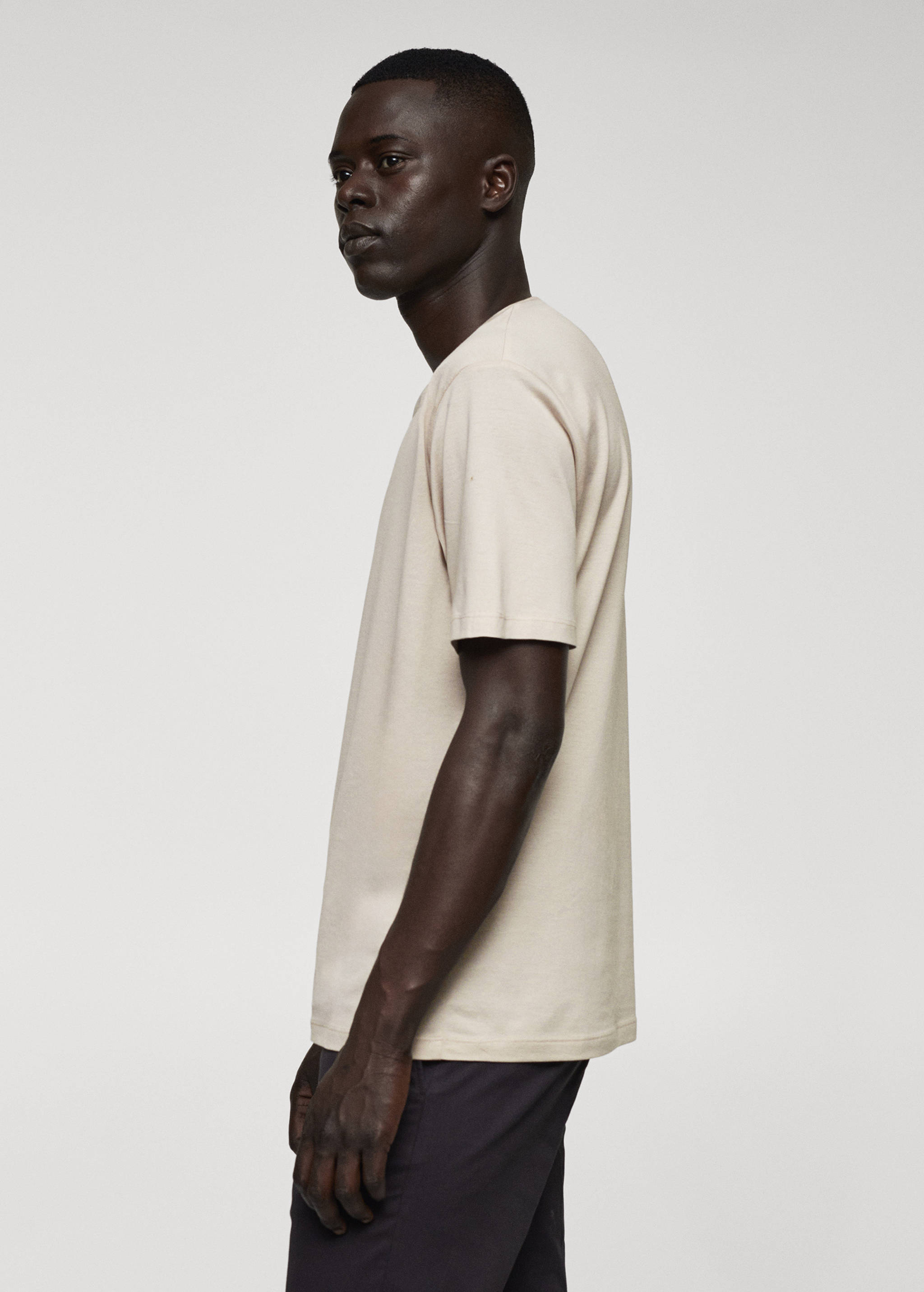 T-shirt slim-fit mercerisé - Détail de l'article 2